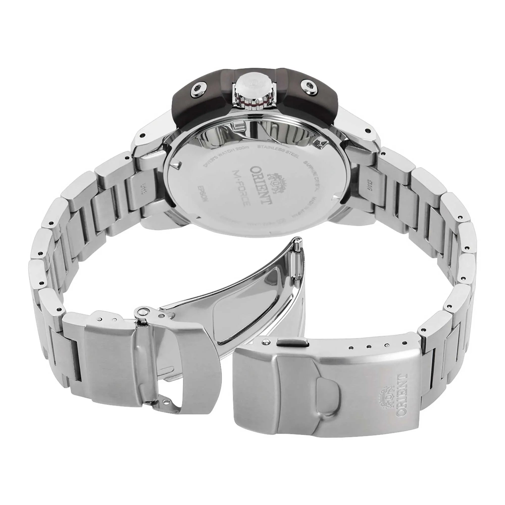 Orient RA-AC0L01B00B M-Force Black Dial Men's Dive Watch 