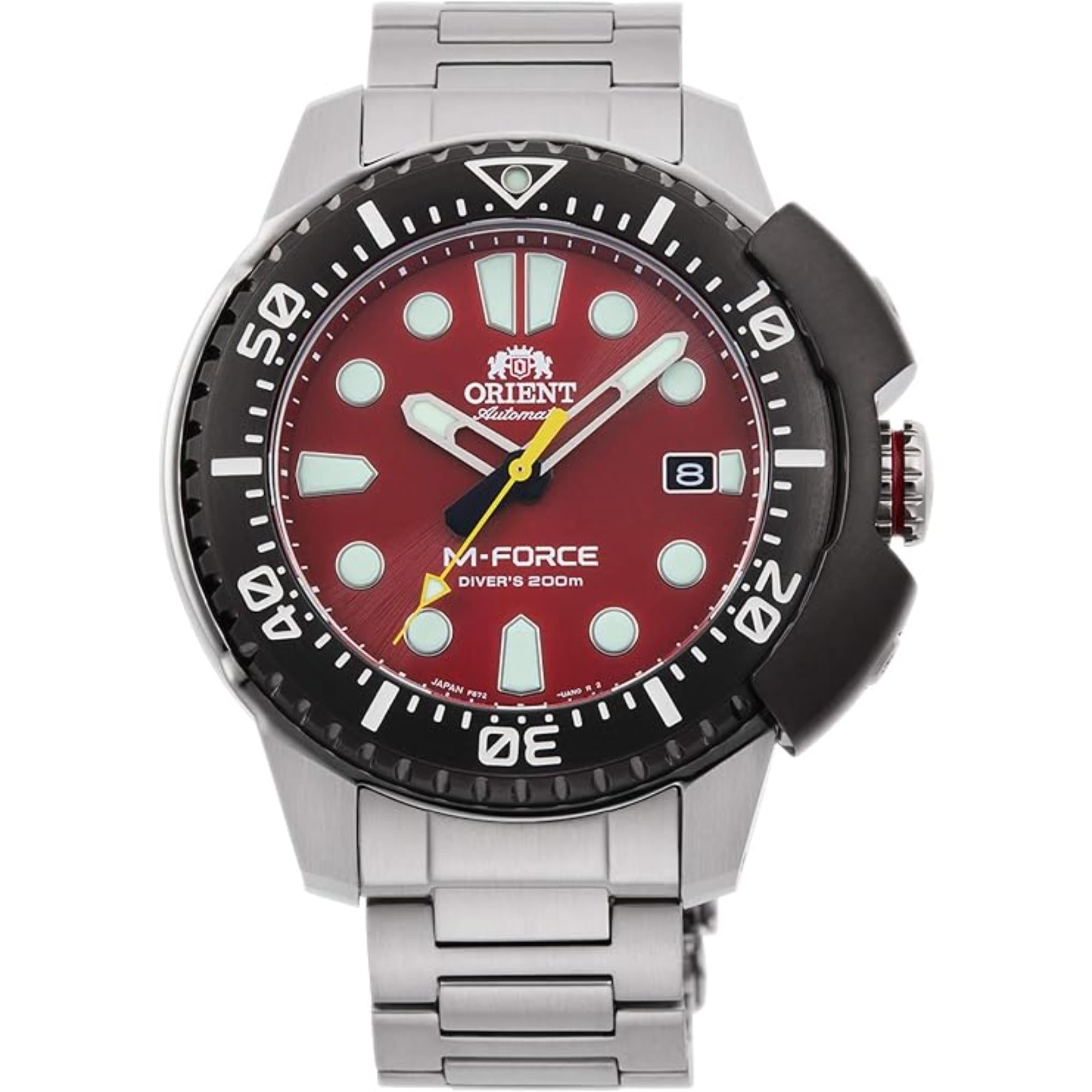 Orient RA-AC0L02R00B M-Force Red Dial Dive Watch