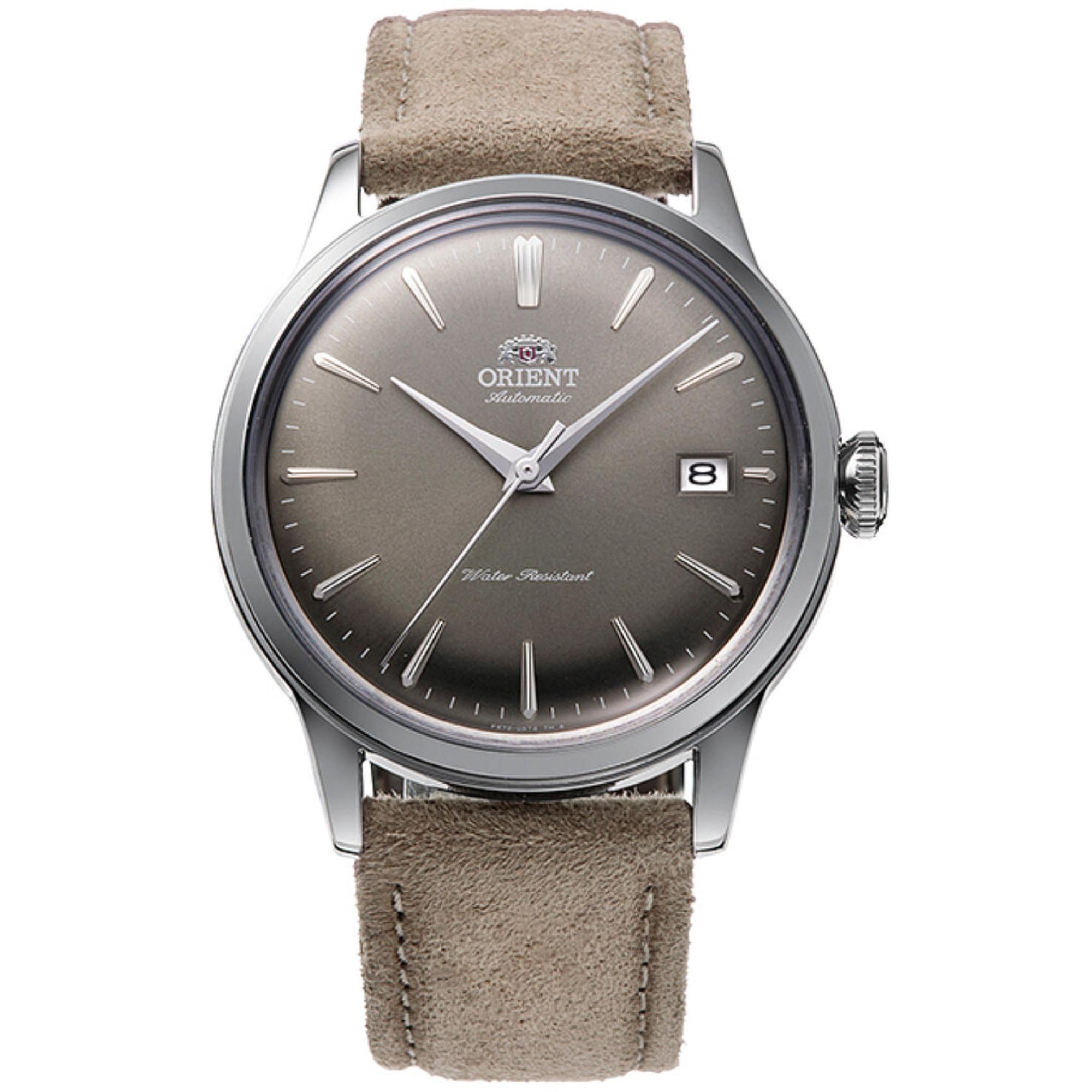 Orient Bambino Classic Vintage Style Automatic Gray Dial Men's Dress Watch RA-AC0M13N30B
