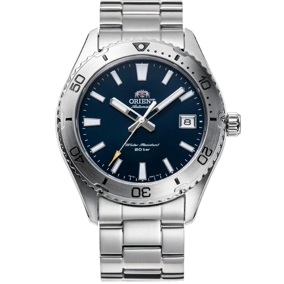 Orient Mako Automatic Sports Blue Dial Steel Strap Men’s Dive Watch RA-AC0Q02L30B