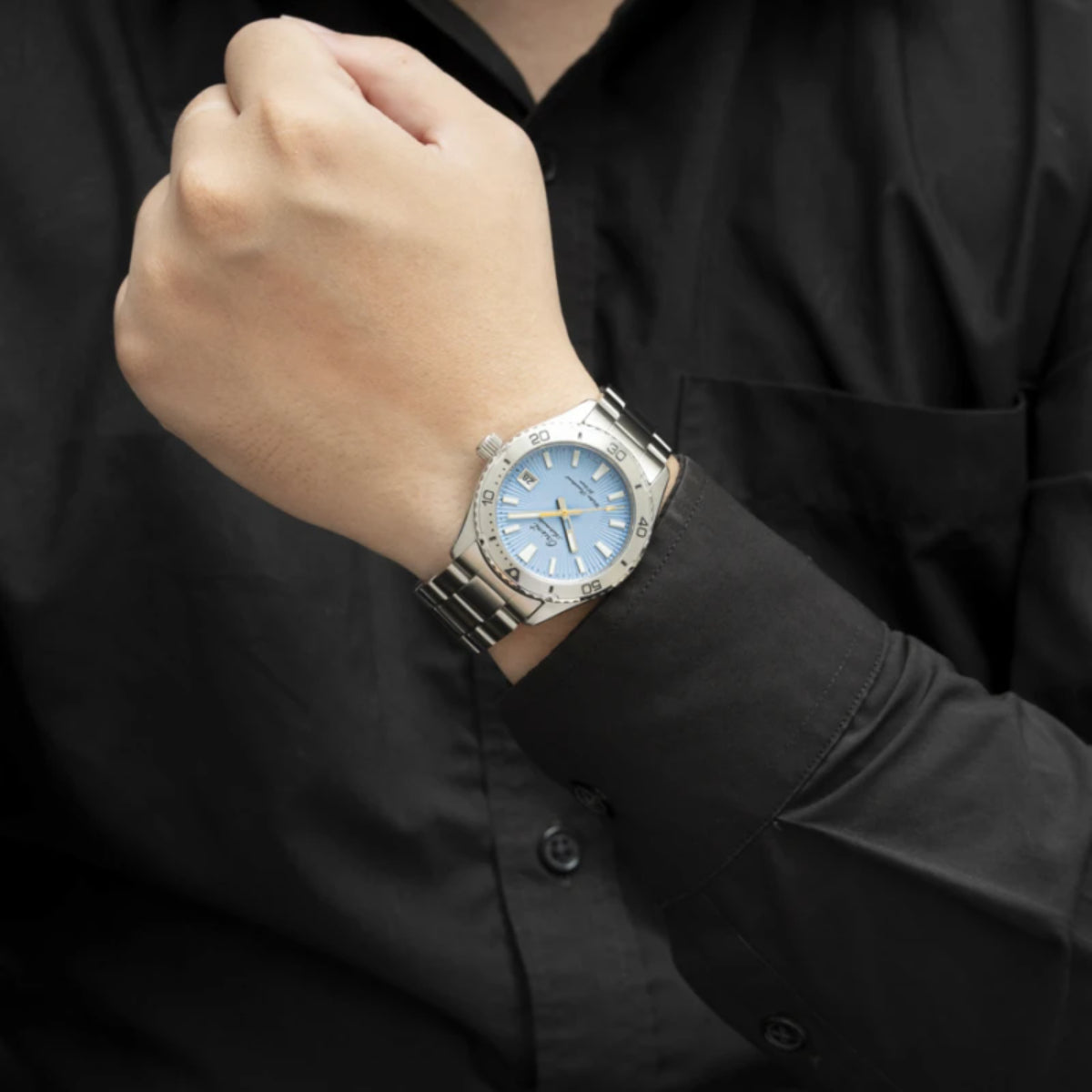 Orient Mako 75th Anniversary Limited Edition Automatic Blue Dial Steel Strap Men's Watch RA-AC0Q12L30B