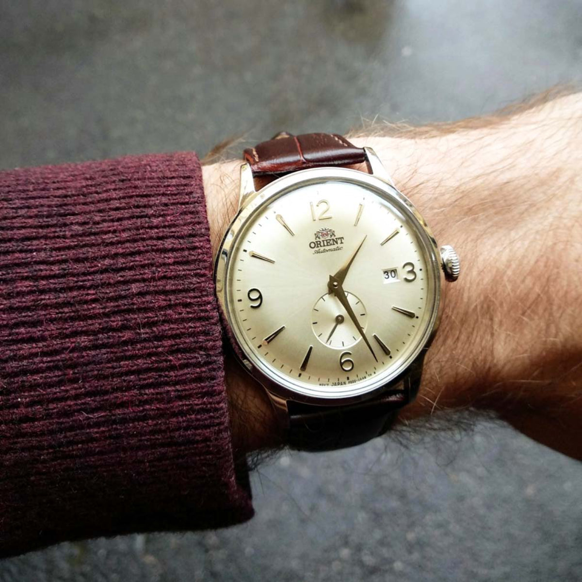 Orient Bambino Small Seconds Mechanical Men’s Watch RA-AP0003S10B