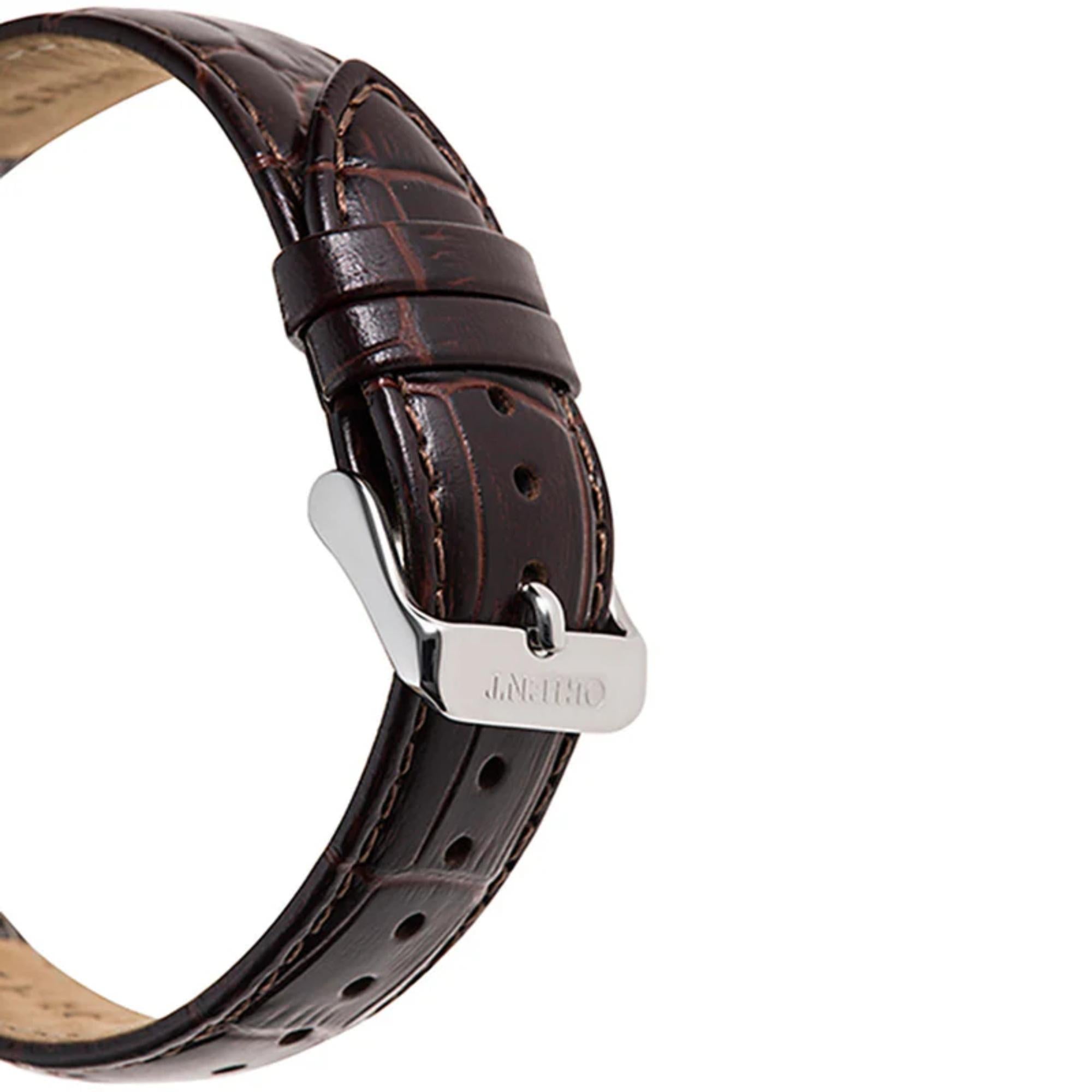 Orient Bambino Classic Vintage Style Small Seconds Mechanical Champagne Dial Leather Strap Men’s Dress Watch RA-AP0003S30B