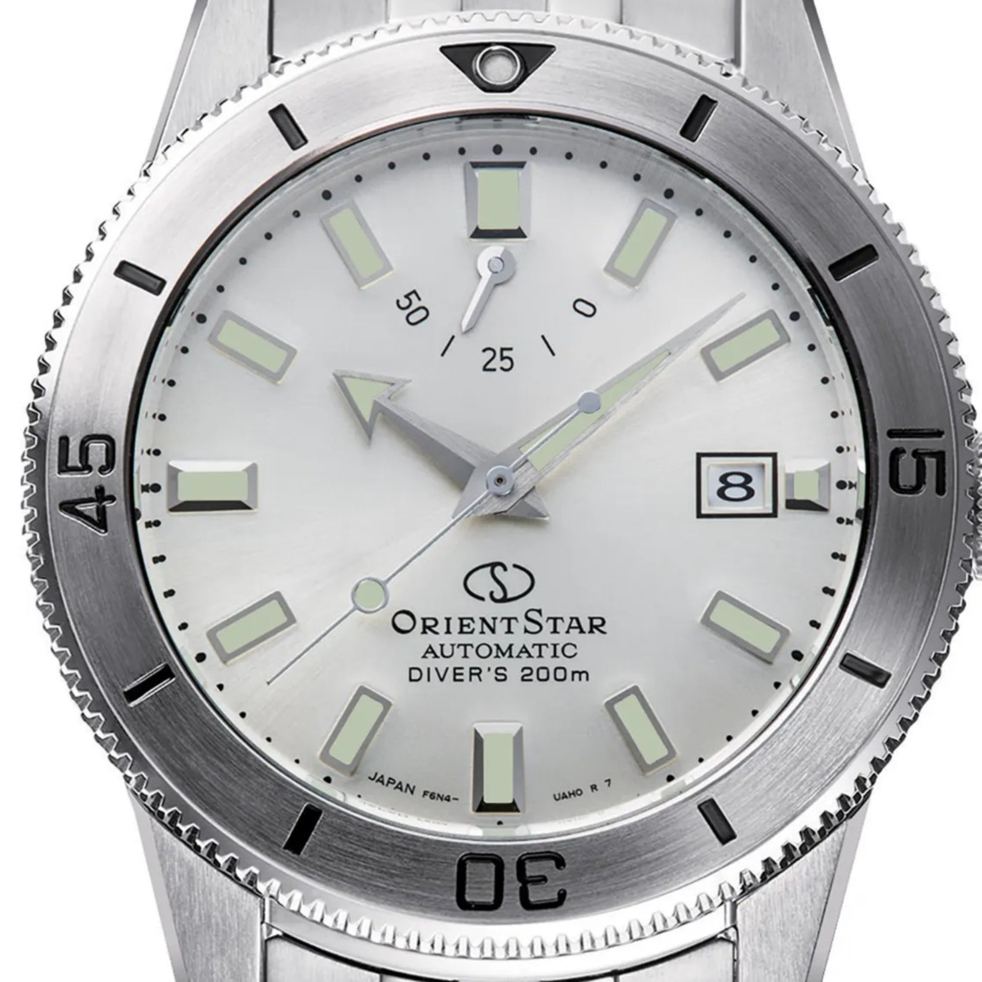 Orient Star Diver 1964 Limited Edition Silver Dial Steel Strap Men's Watch RE-AU0502S00B