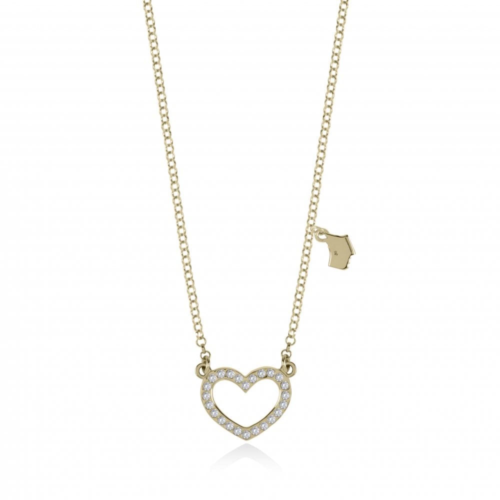 Radley Whimsical Sterling Silver Cubic Zirconia Stone Gold Tone Women's Necklace RYJ2032