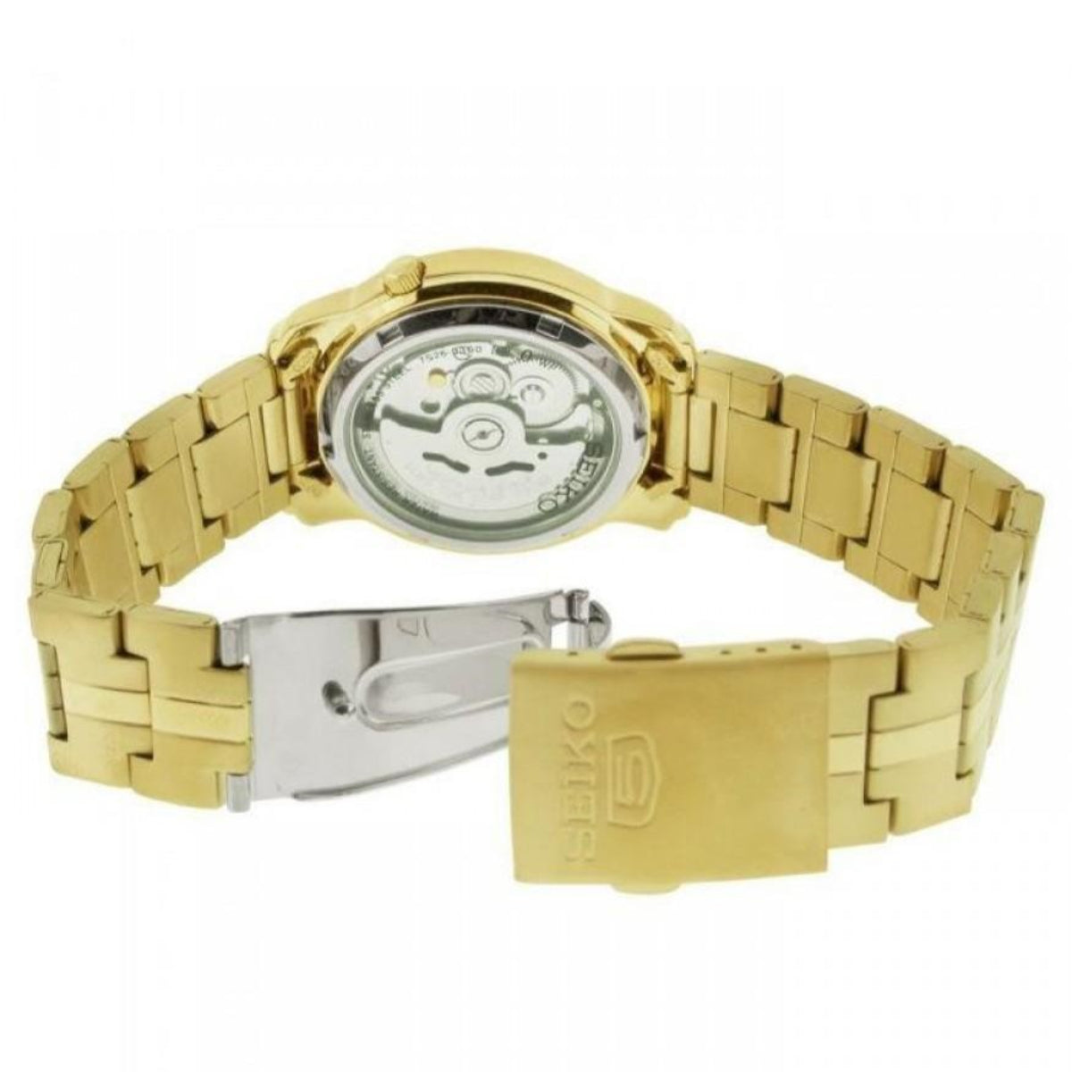 Seiko 5 Automatic Black Dial Stainless Steel Strap Men's Watch SNKK86K1