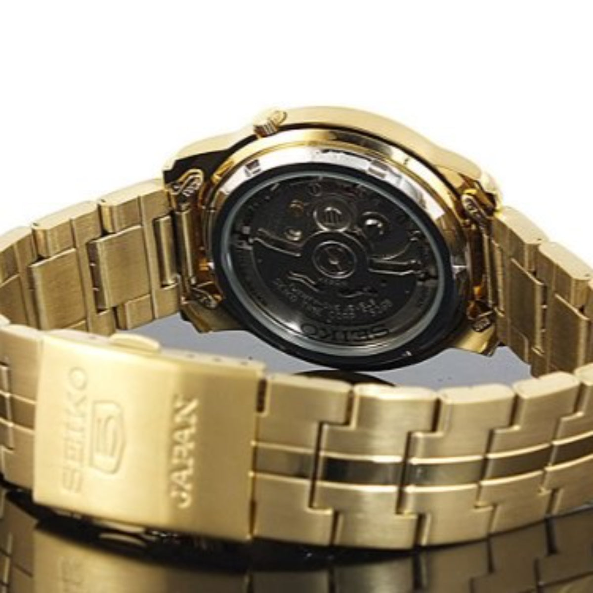 Seiko 5 Automatic Black Dial Stainless Steel Strap Men's Watch SNKK86K1