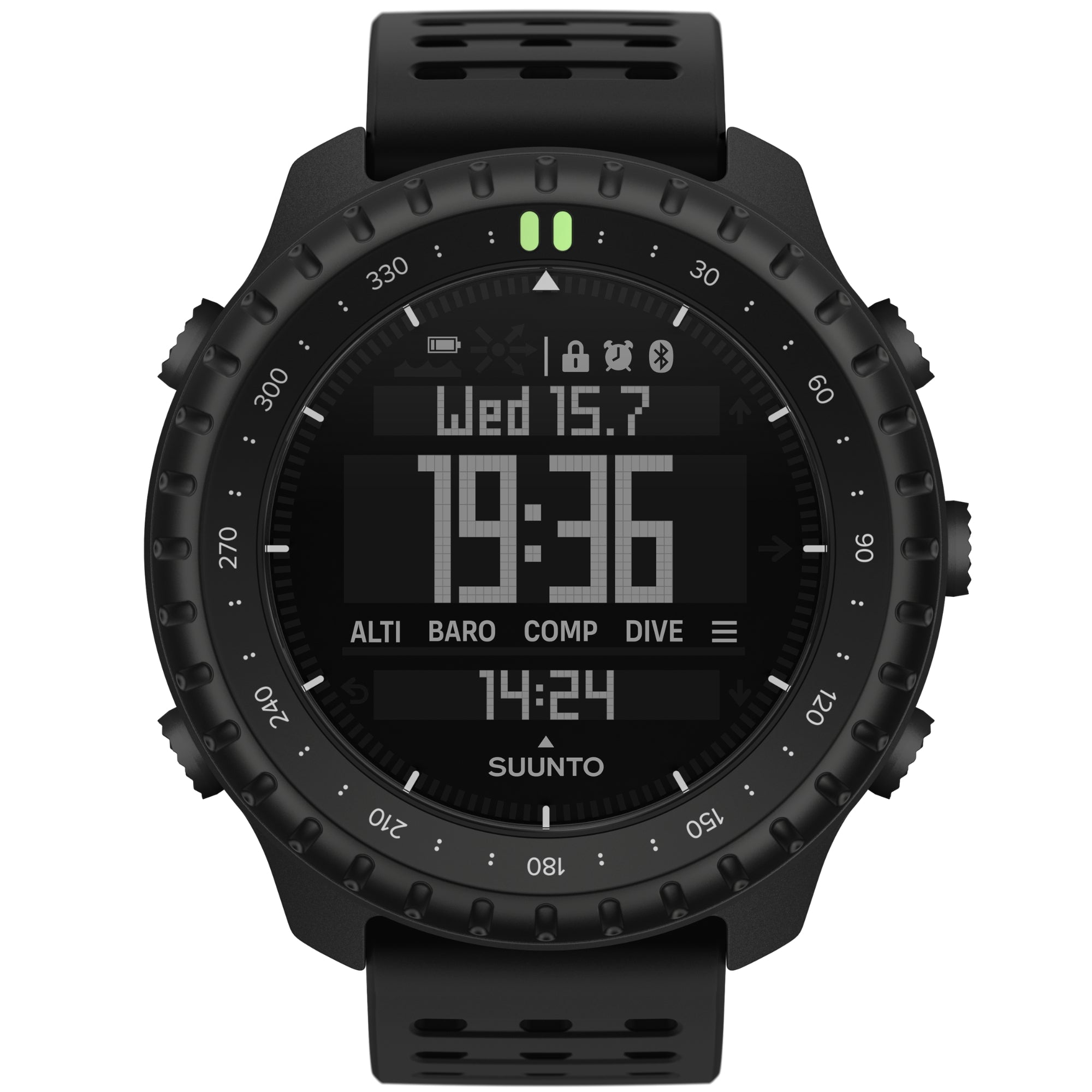Suunto Core 2 "Classic ABC Outdoor Off-Grid" 49mm Digital Silicone Quartz Watch SS051569000