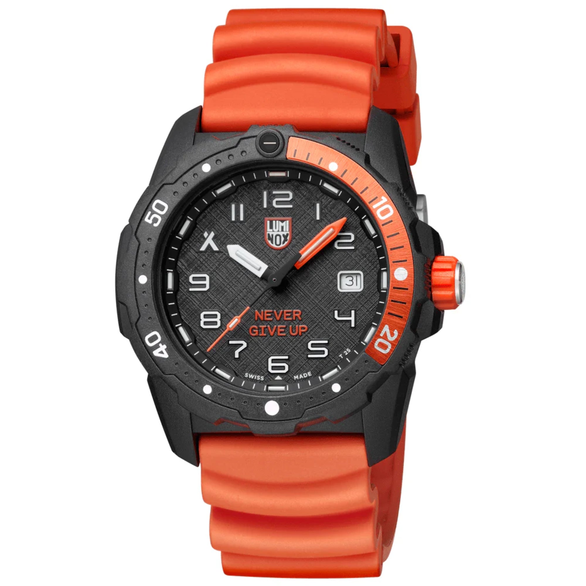 Luminox Bear Grylls Survival Sea 3720 Series Black Dial Rubber Strap Men's Watch XB.3729.NGU