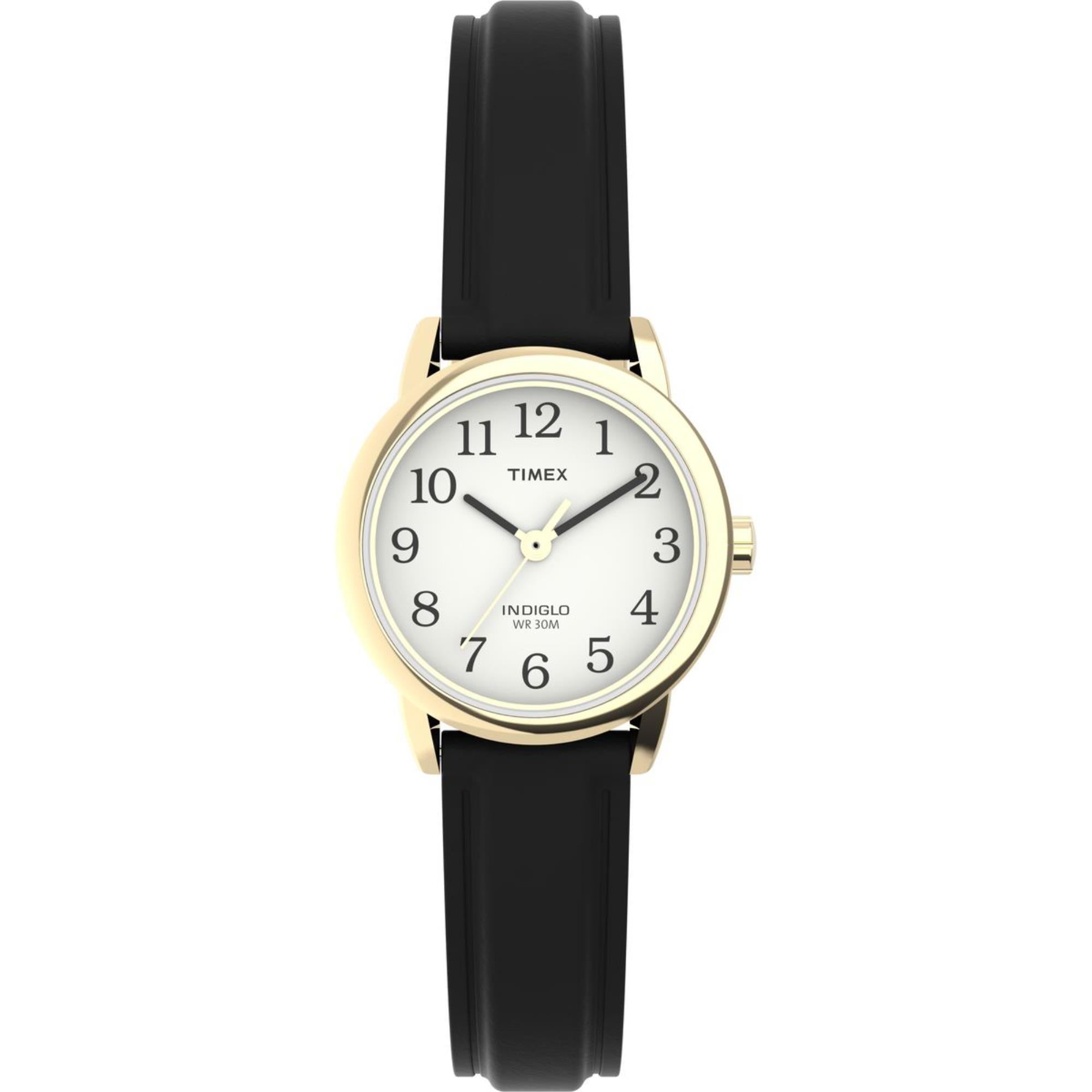 Timex Easy Reader White Dial Leather Strap Women's Watch T20433
