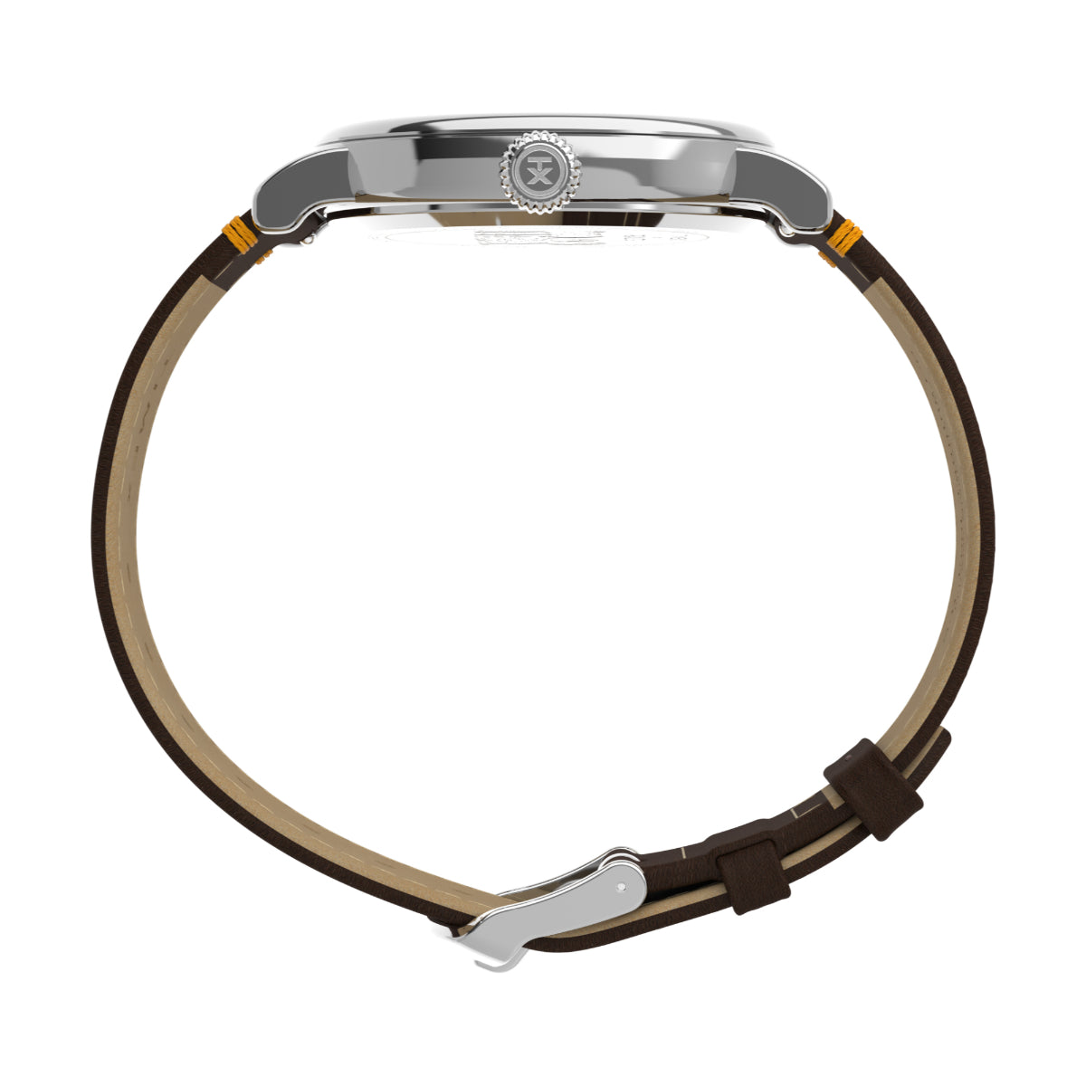 Timex X Peanuts Thanksgiving Quartz White Dial Leather Strap Unisex Watch TW2W44300