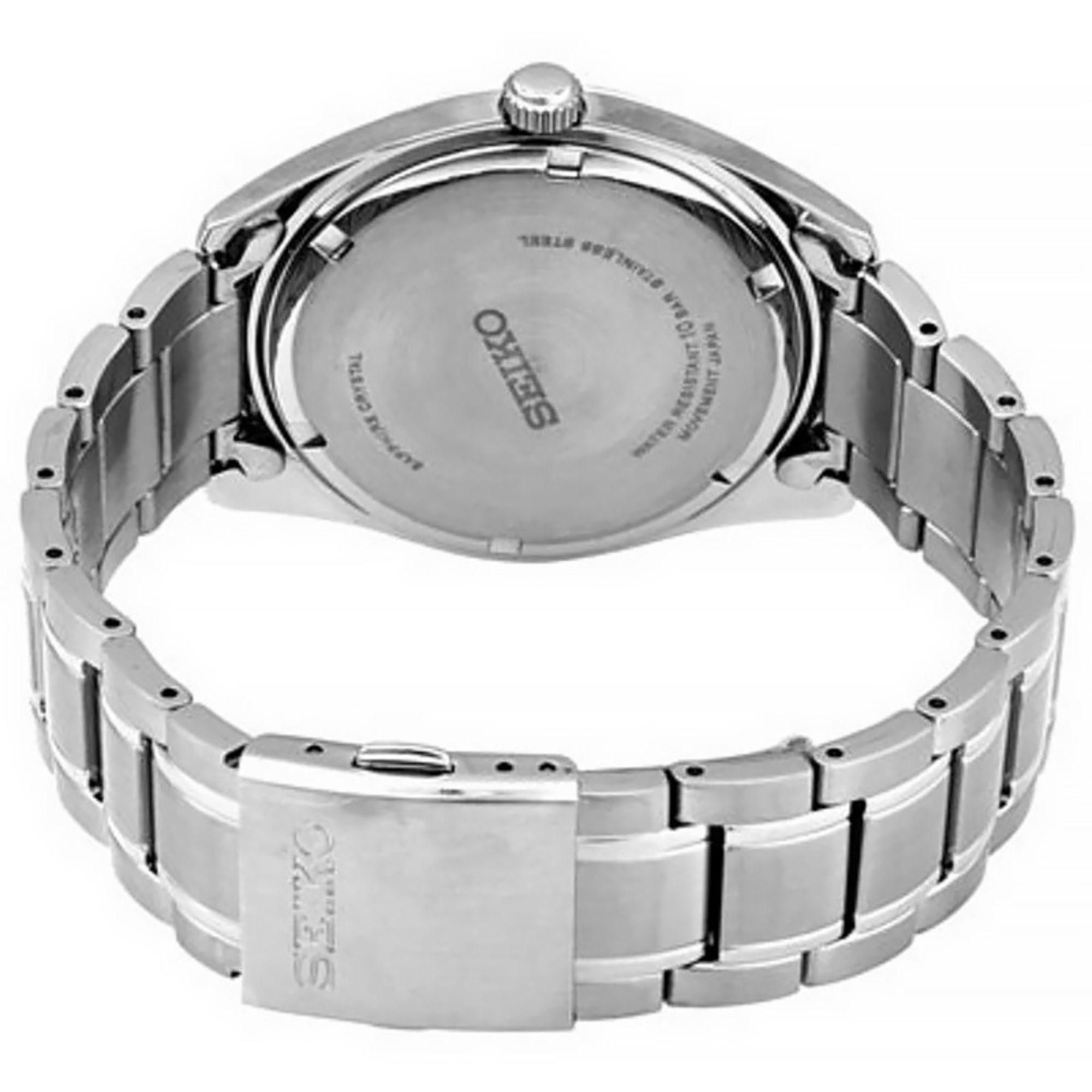 Seiko Conceptual Quartz Silver/Grey Sunburst Dial Titanium Bracelet Men's Watch SUR369P1