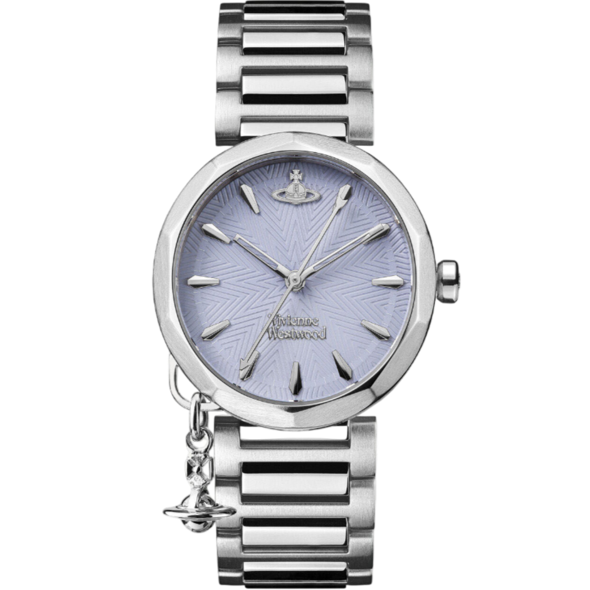 Vivienne Westwood Poplar Quartz Blue Dial Steel Strap Women's Watch VV246LBLSL
