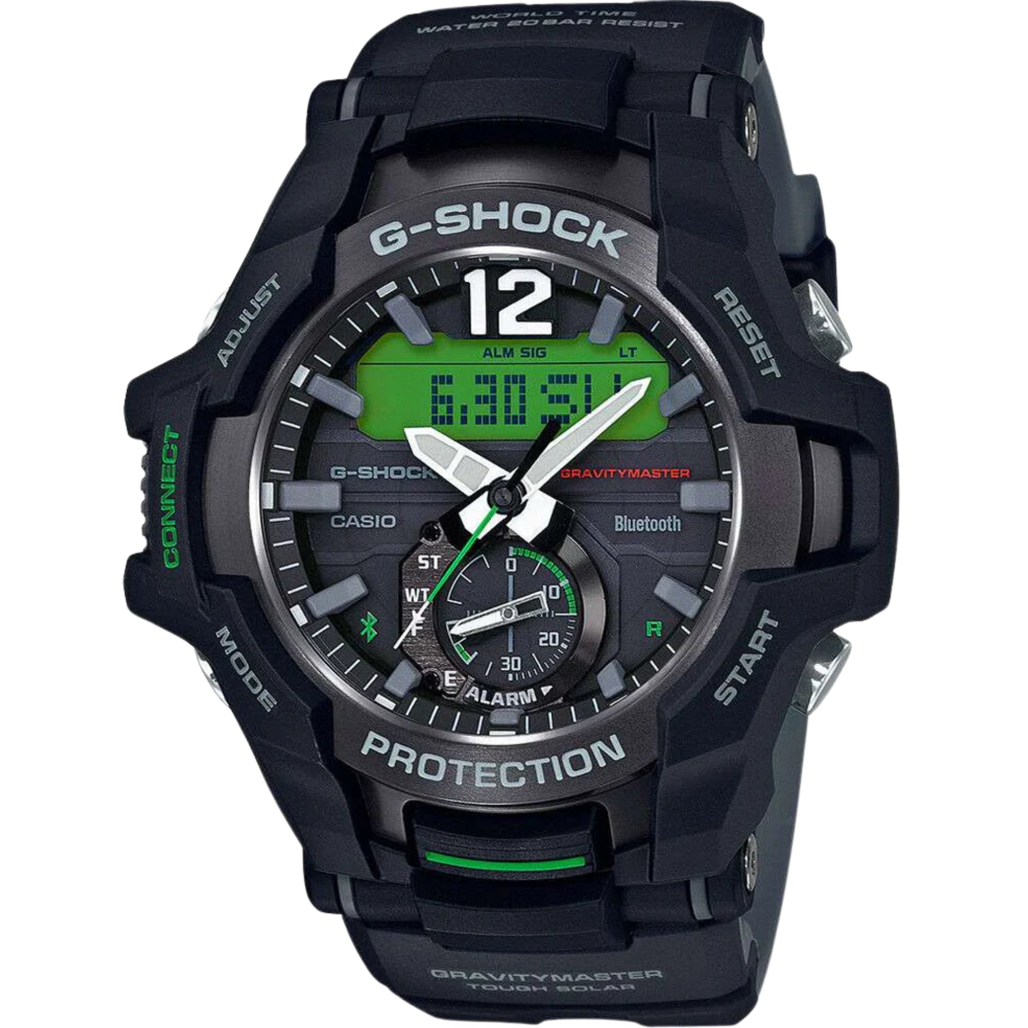 Casio G-Shock Master of G Gravitymaster Bluetooth Tough Solar Men's Watch GR-B100-1A3ER