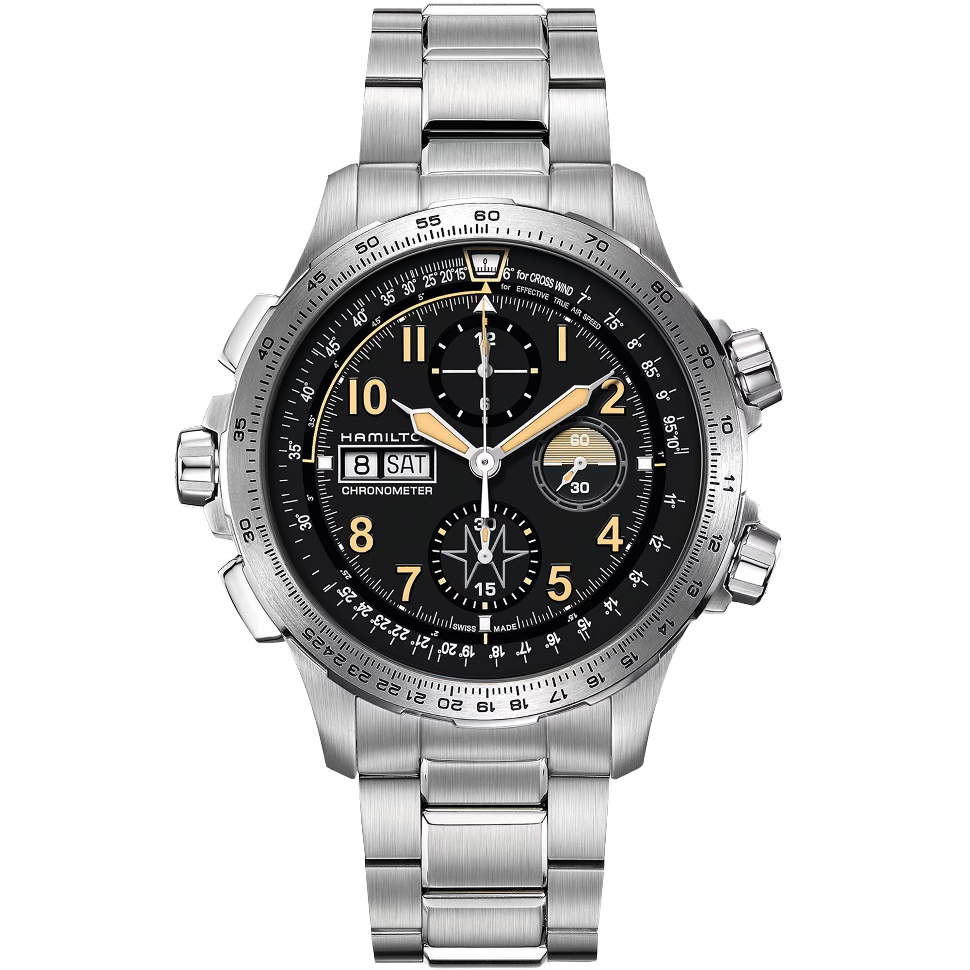 Hamilton Khaki Aviation 45mm Limited Edition Black Dial Steel Mens Automatic Watch H77796135