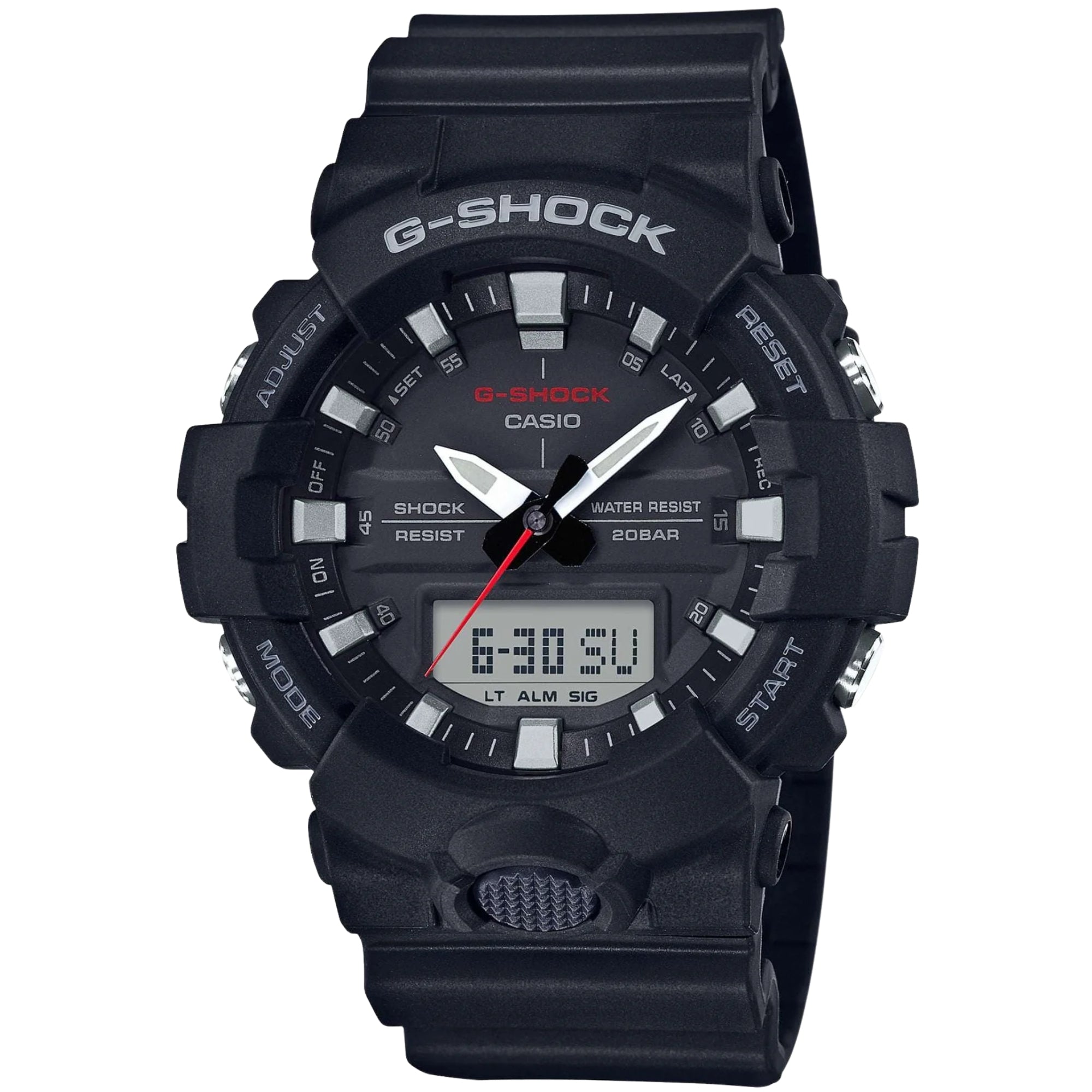 Casio G-Shock Black Men's Alarm Chronograph GA-800-1AER