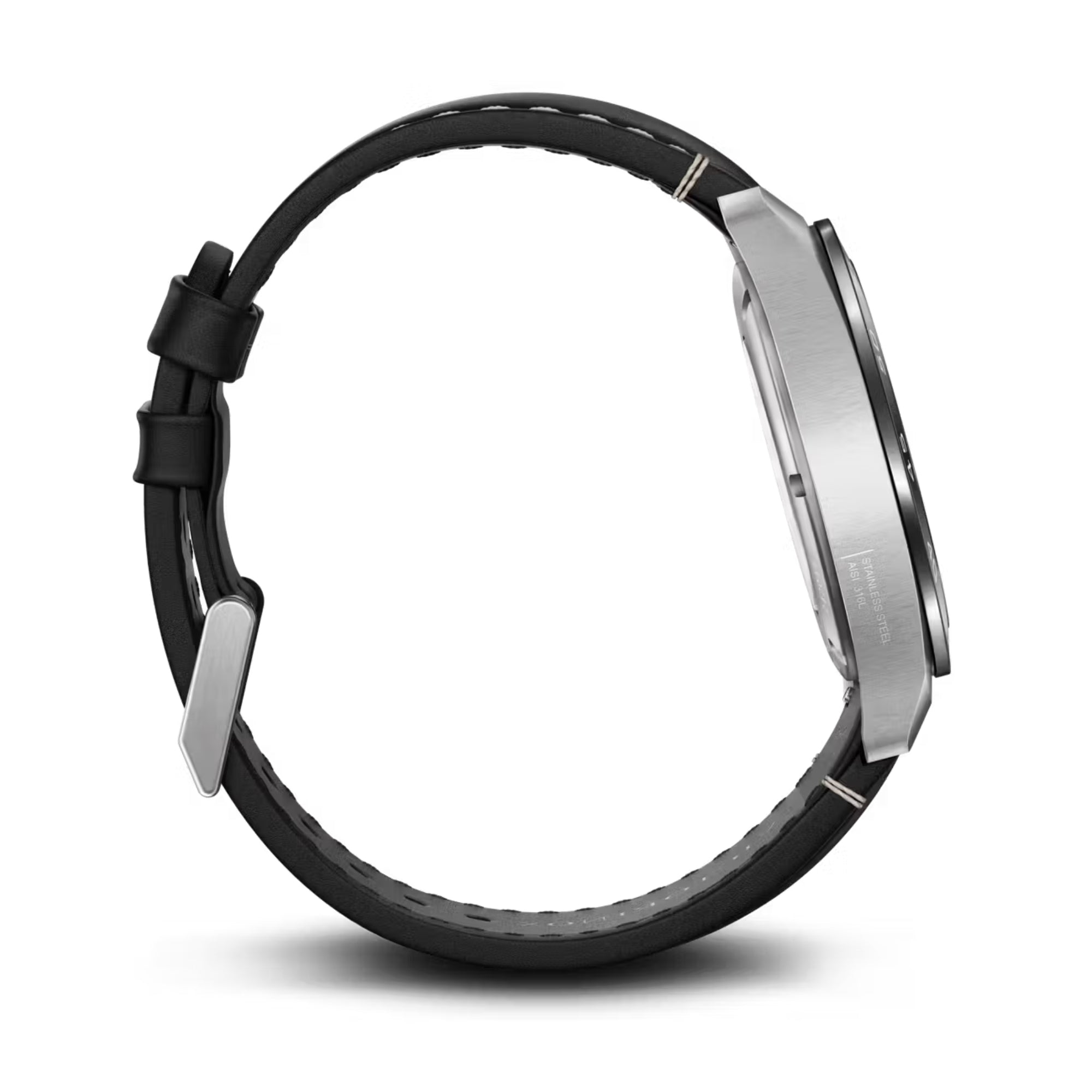 Victorinox Swiss Army Automatic Black Dial Leather Strap Men's Watch 242044