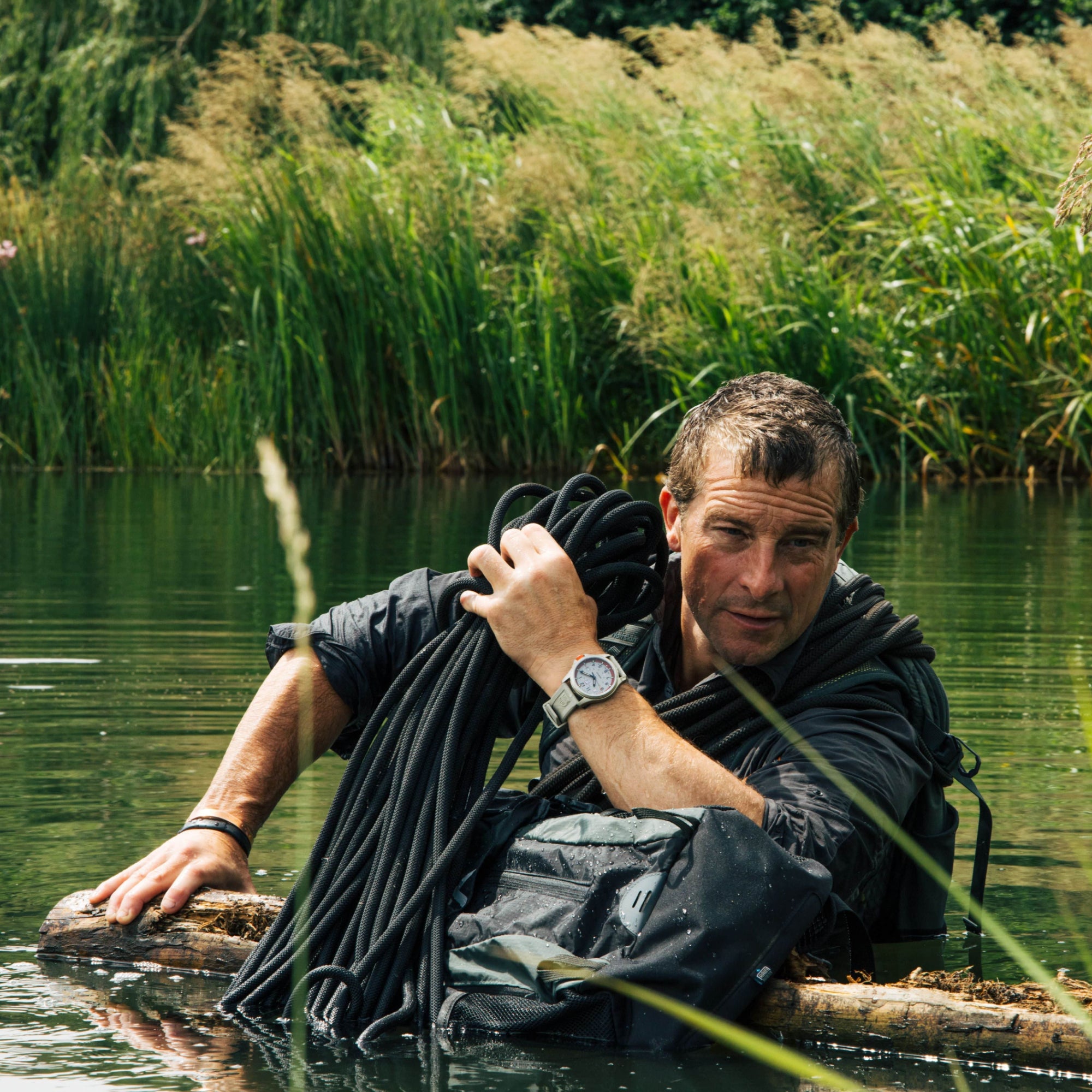 Luminox Bear Grylls Survival Series Brown Dial Rubber Strap Men's Watch XB.3717