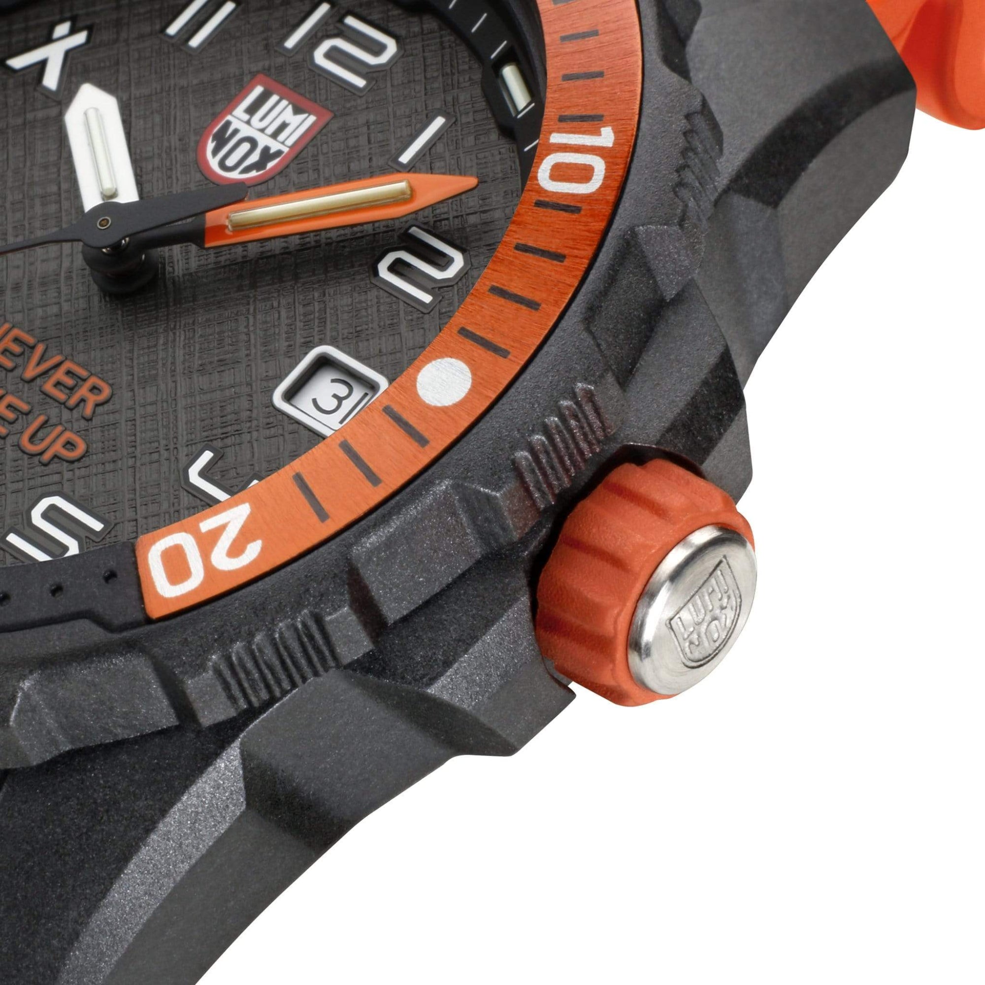 Luminox Bear Grylls Survival Sea 3720 Series Black Dial Rubber Strap Men's Watch XB.3729.NGU