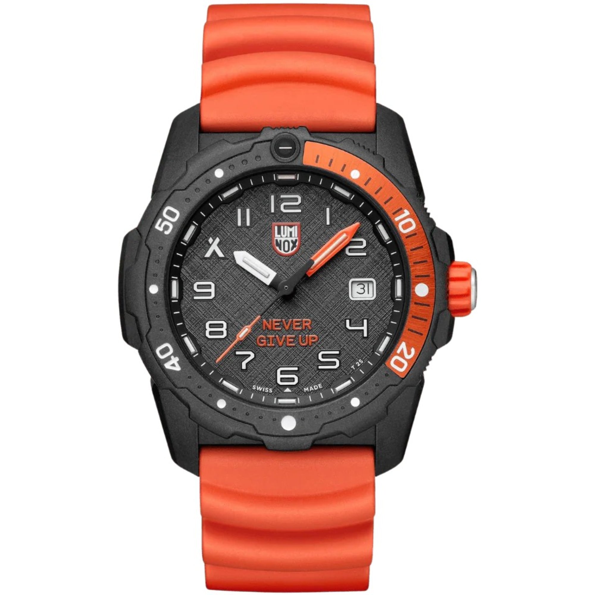 Luminox Bear Grylls Survival Sea 3720 Series Black Dial Rubber Strap Men's Watch XB.3729.NGU