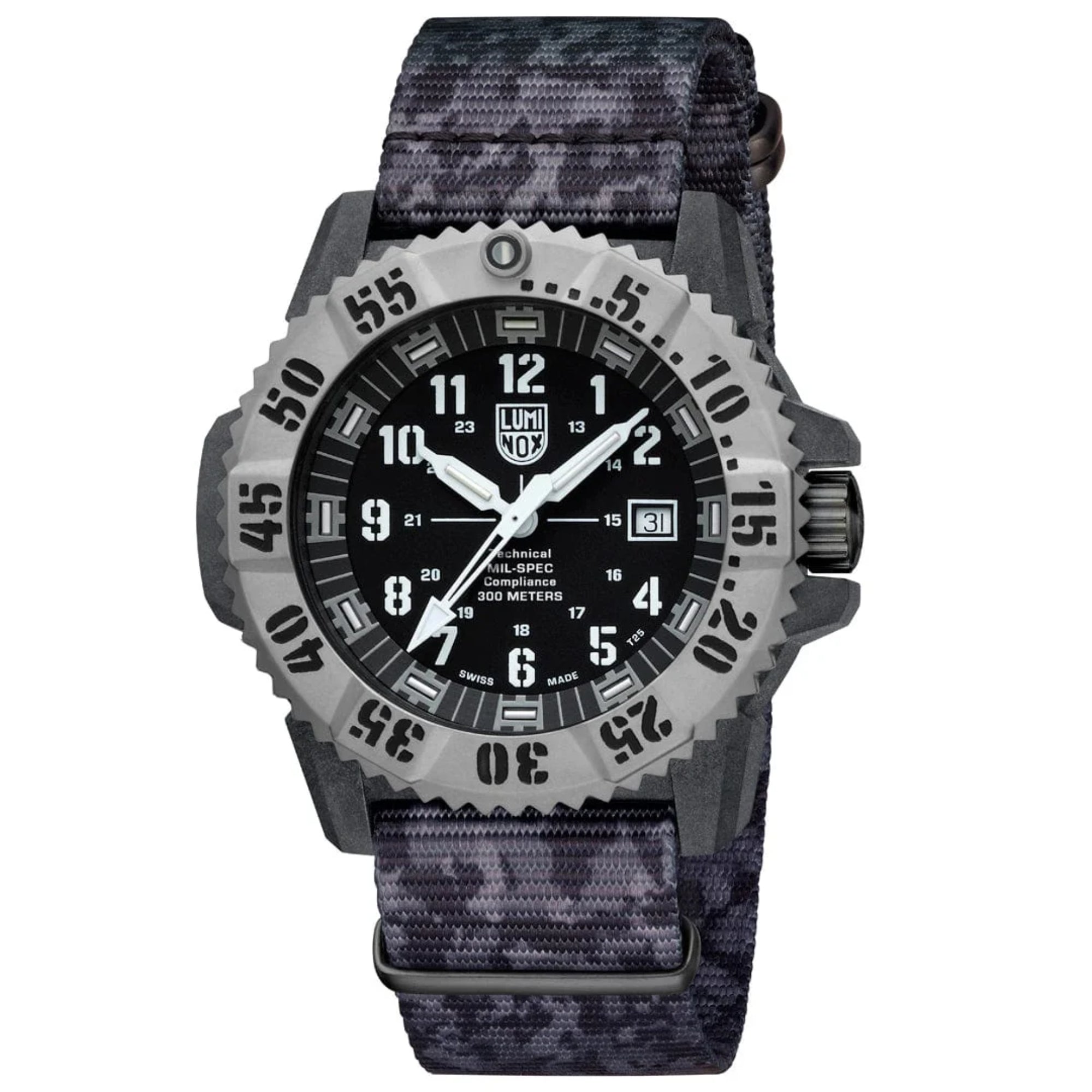 Luminox MIL-SPEC Inspired 3350 Series Black Dial Nitrile Rubber Strap Men's Military Watch Set XL.3351.1.SET