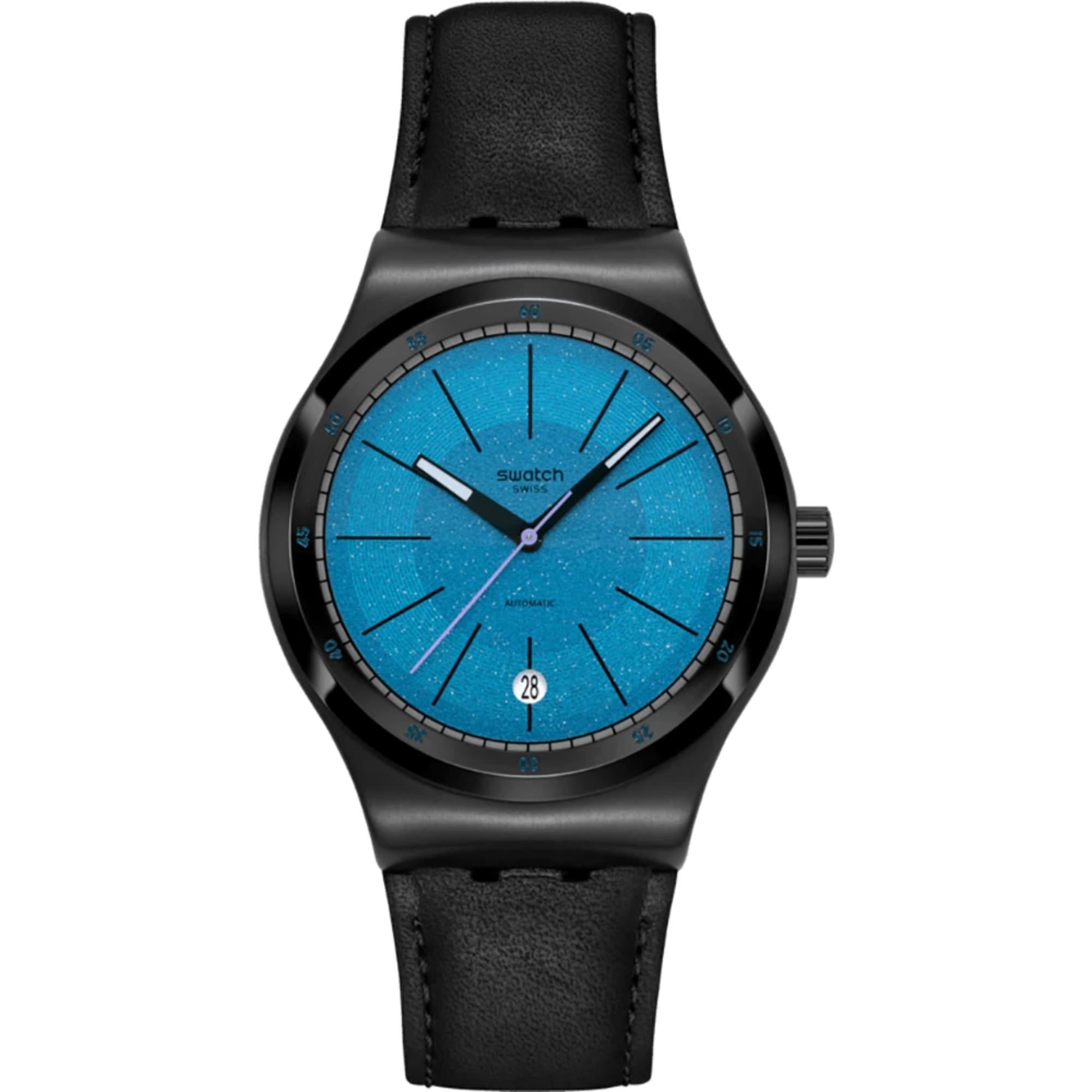 Swatch Irony Blackcloack Mechanism  Unisex Watch YIB408