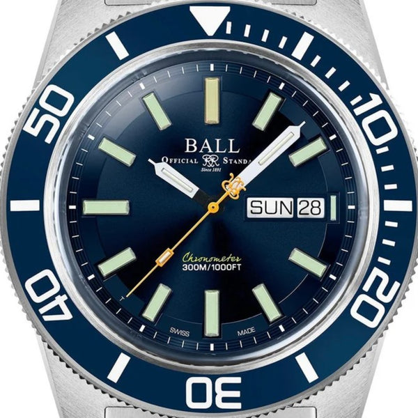 BALL Engineer Master II Skindiver Heritage Blue Dial Stainless Steel Men’s Watch DM3308A-S1C-BE