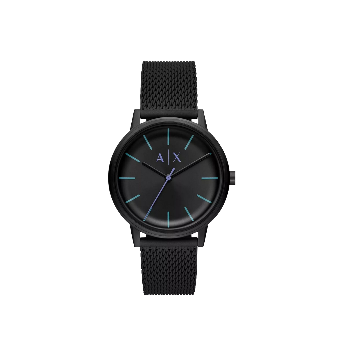 Quartz Dial Steel Mesh Strap Watch AX2760