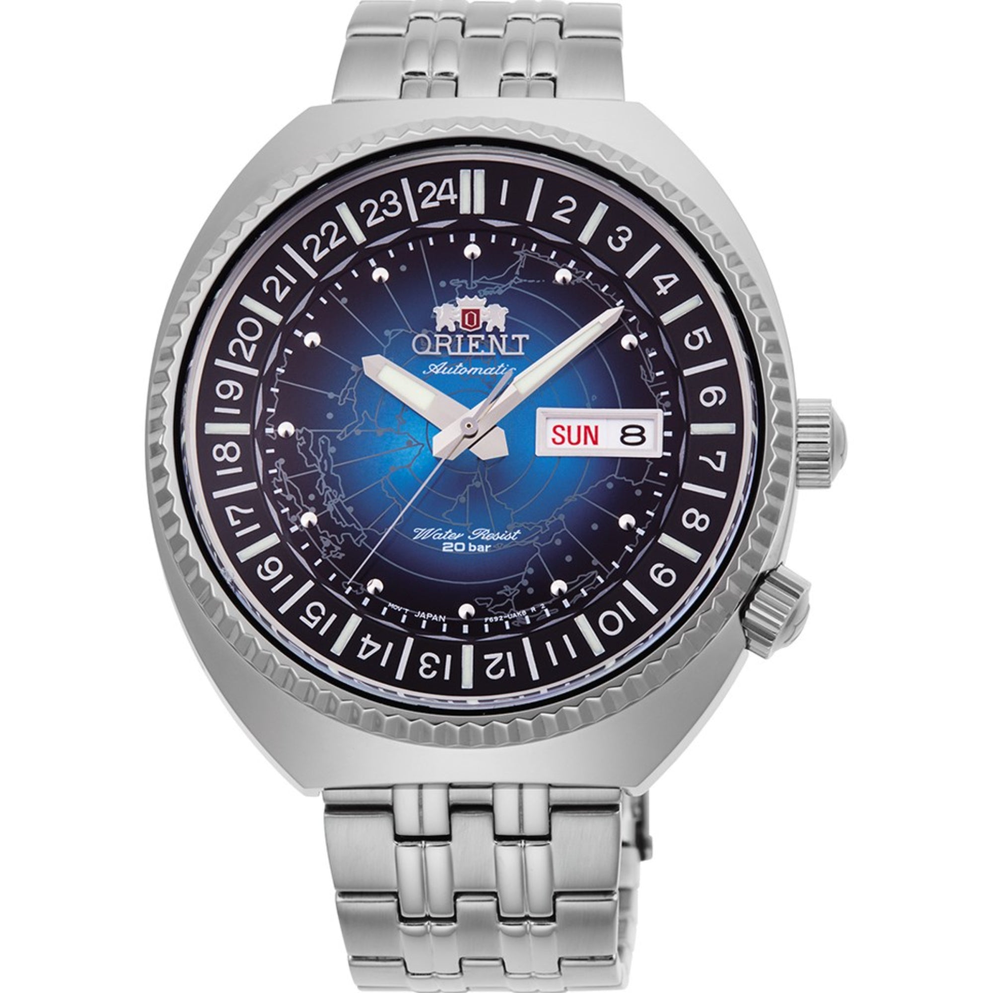Orient World Map Revival Automatic Watch RA-AA0E03L19B