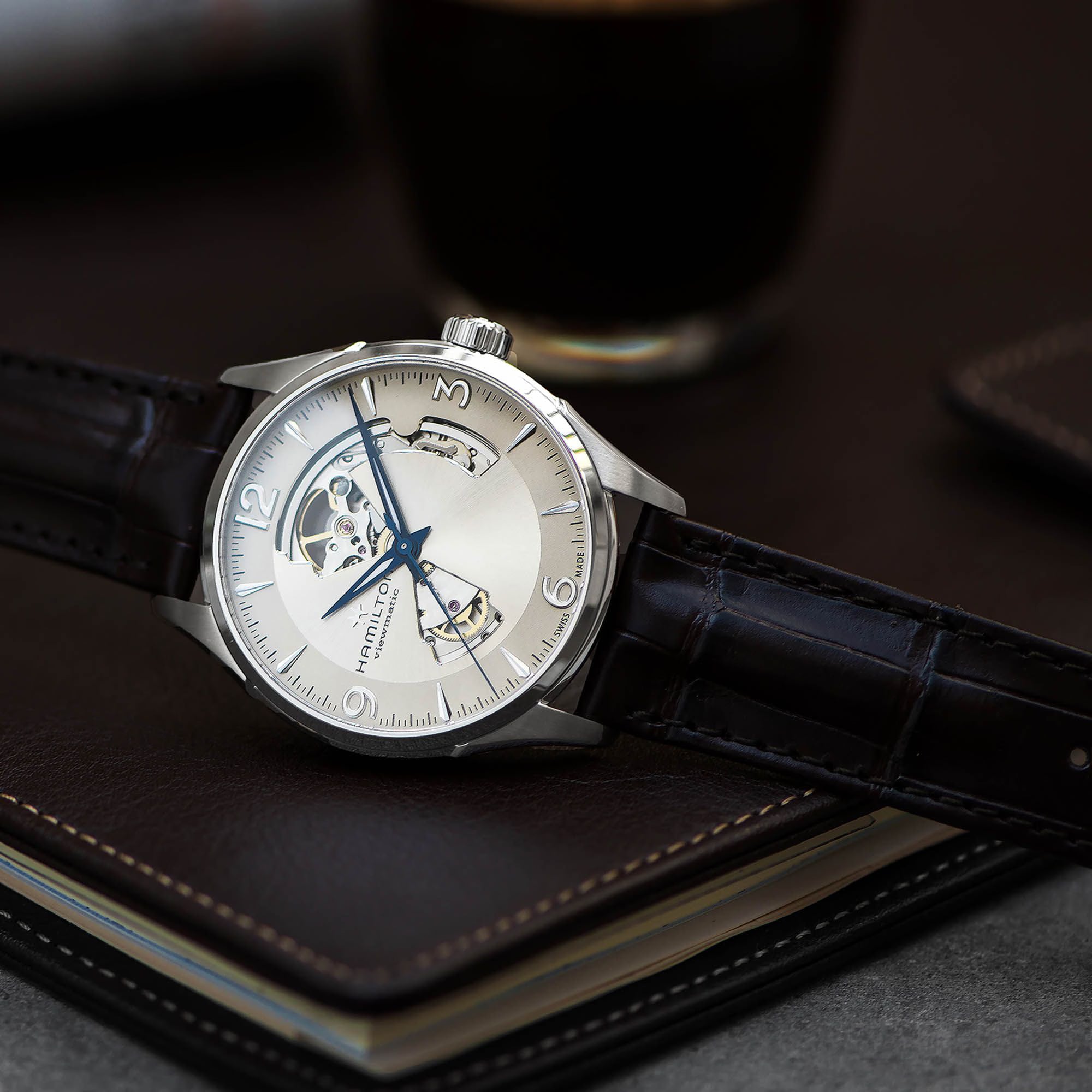 Hamilton Jazzmaster Open Heart Automatic Beige Dial Men's Watch H32705521