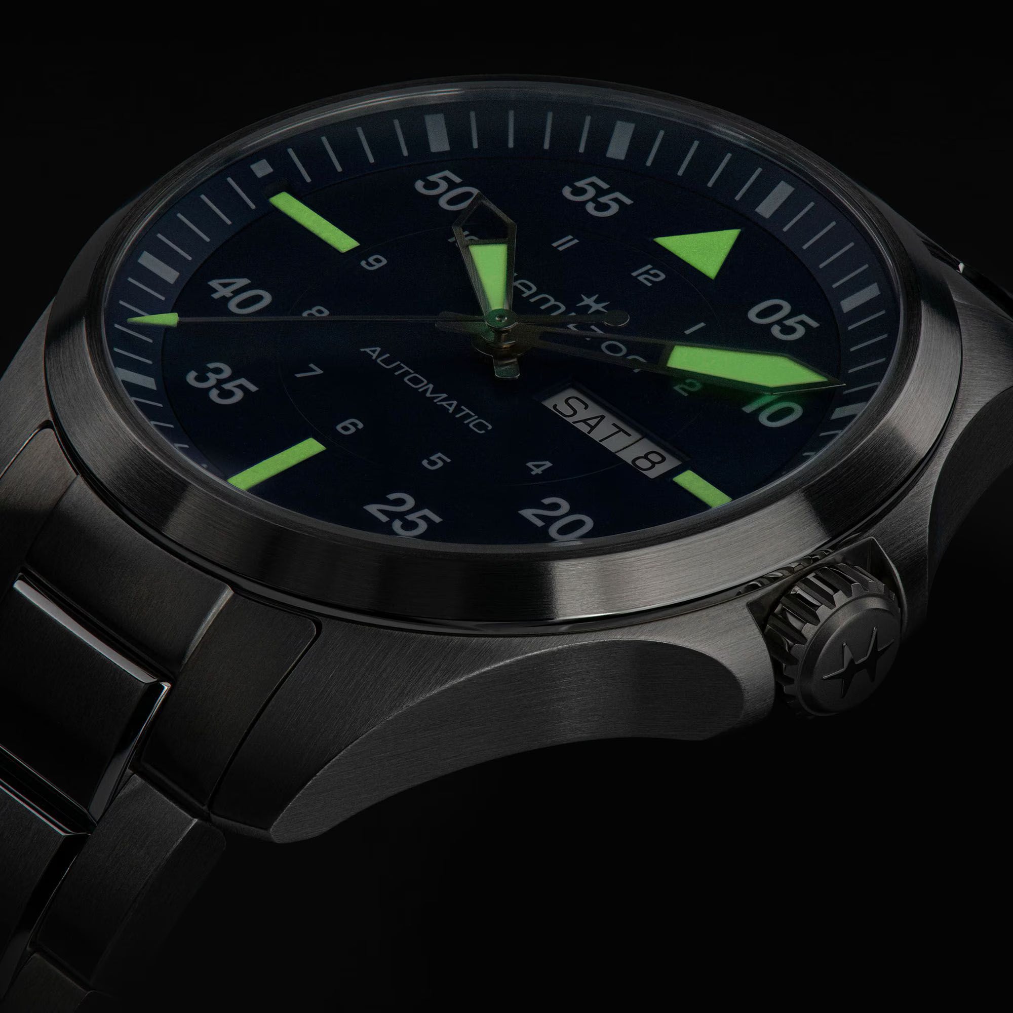 Hamilton Khaki Aviation Pilot Automatic Blue Dial Men's Watch H64635140