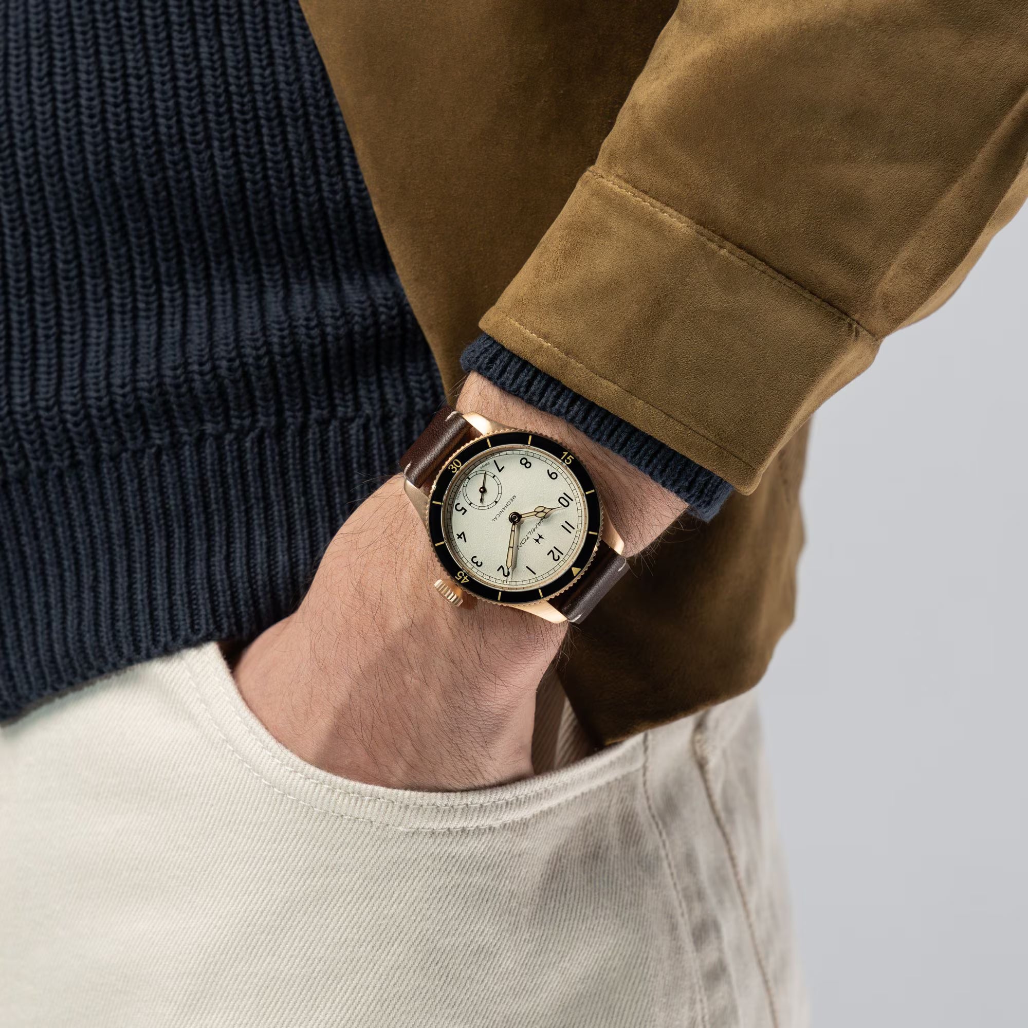 Hamilton Khaki Aviation Pilot Pioneer Mechanical Men's Watch H76709510