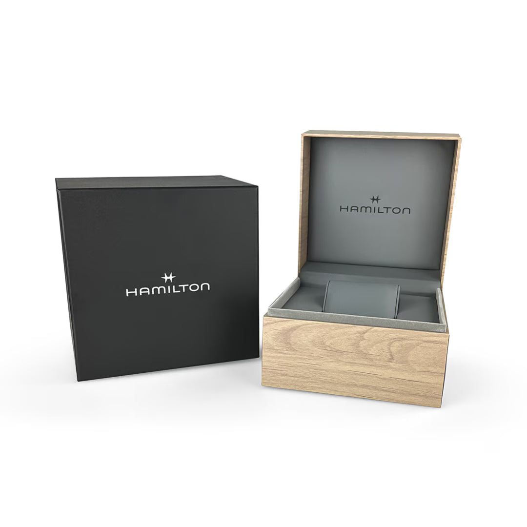 Hamilton Khaki Field Quartz Black Dial Steel Strap Unisex Watch H69301130