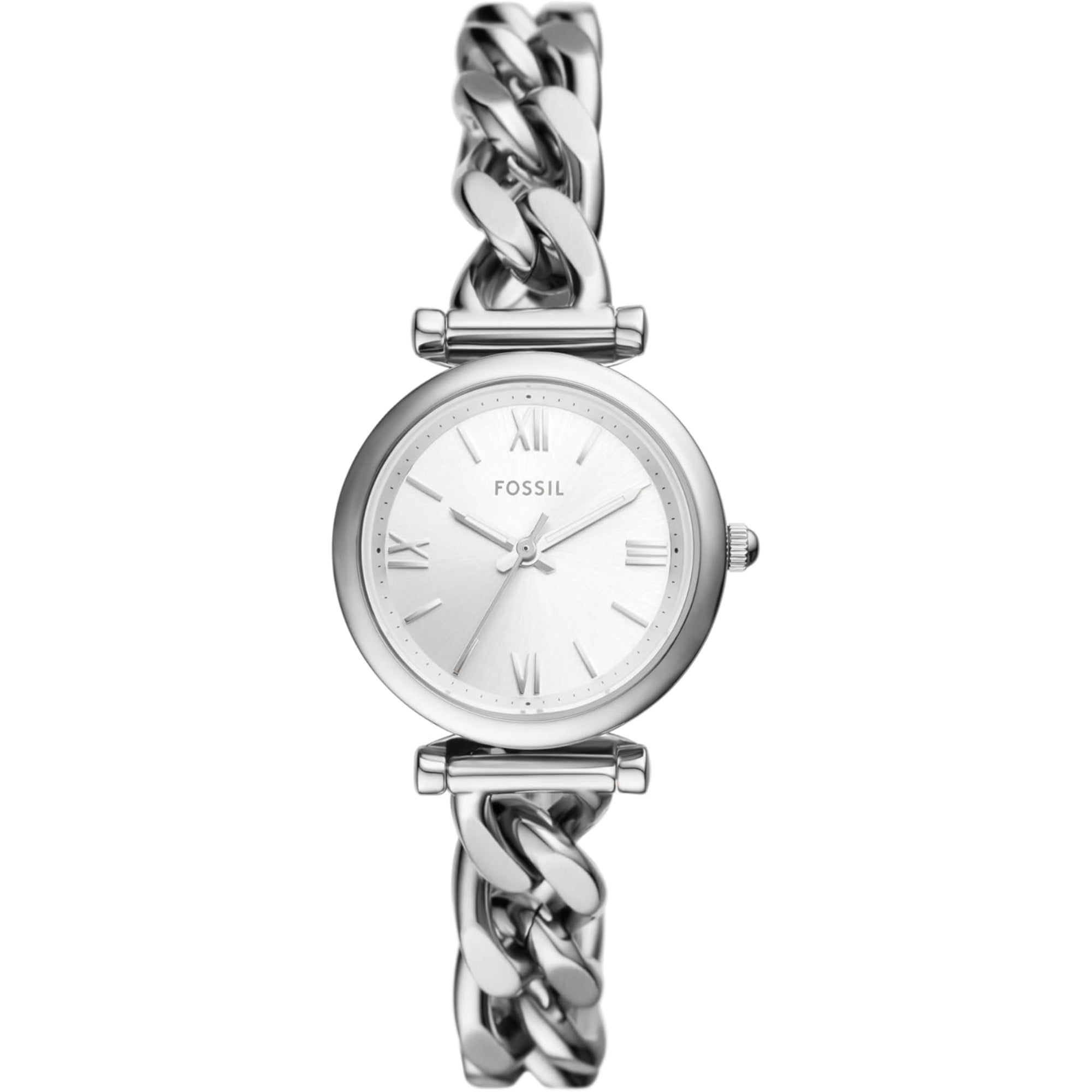 Fossil Carlie Stainless Steel Silver Dial Women's Watch ES5331