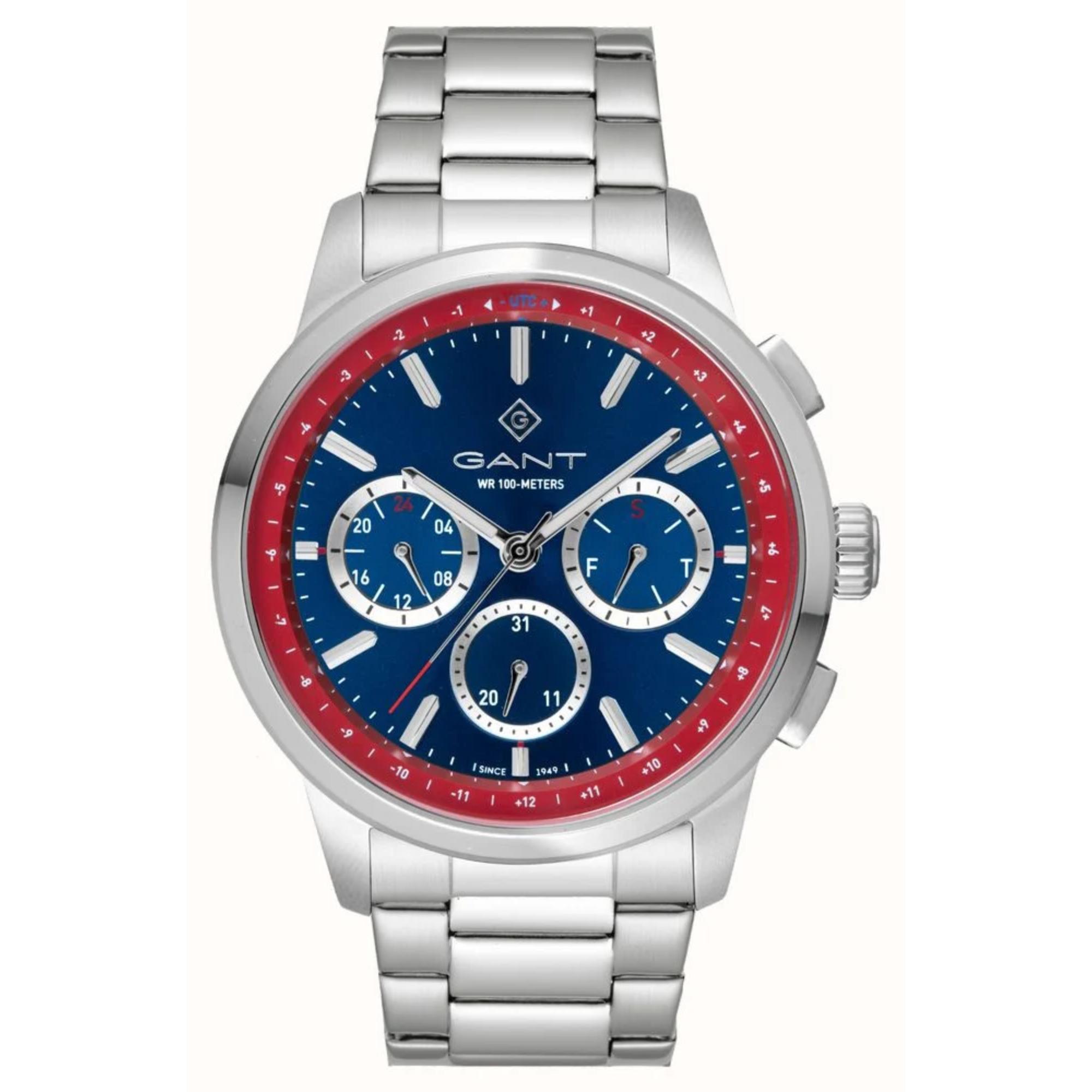 Gant Middletown Quartz Blue Chronograph Dial Steel Bracelet Men's Watch G154018