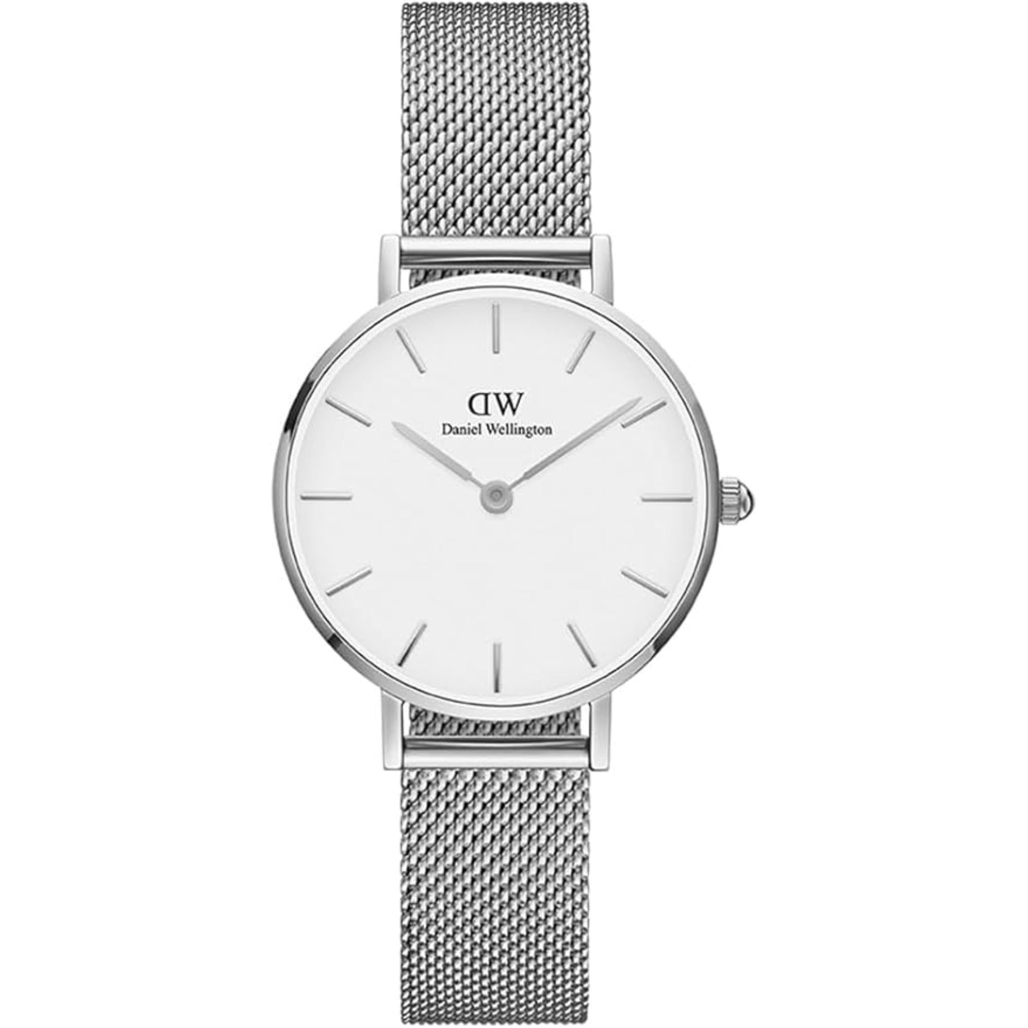 Daniel Wellington Petite White Dial Stainless Steel Strap Women’s Watch DW00100220