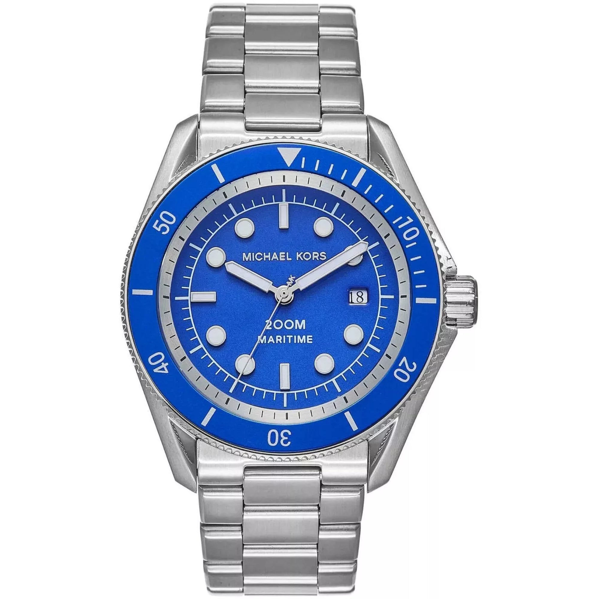 Michael Kors Maritime  Blue Dial Stainless Steel Strap Men's Watch MK9160