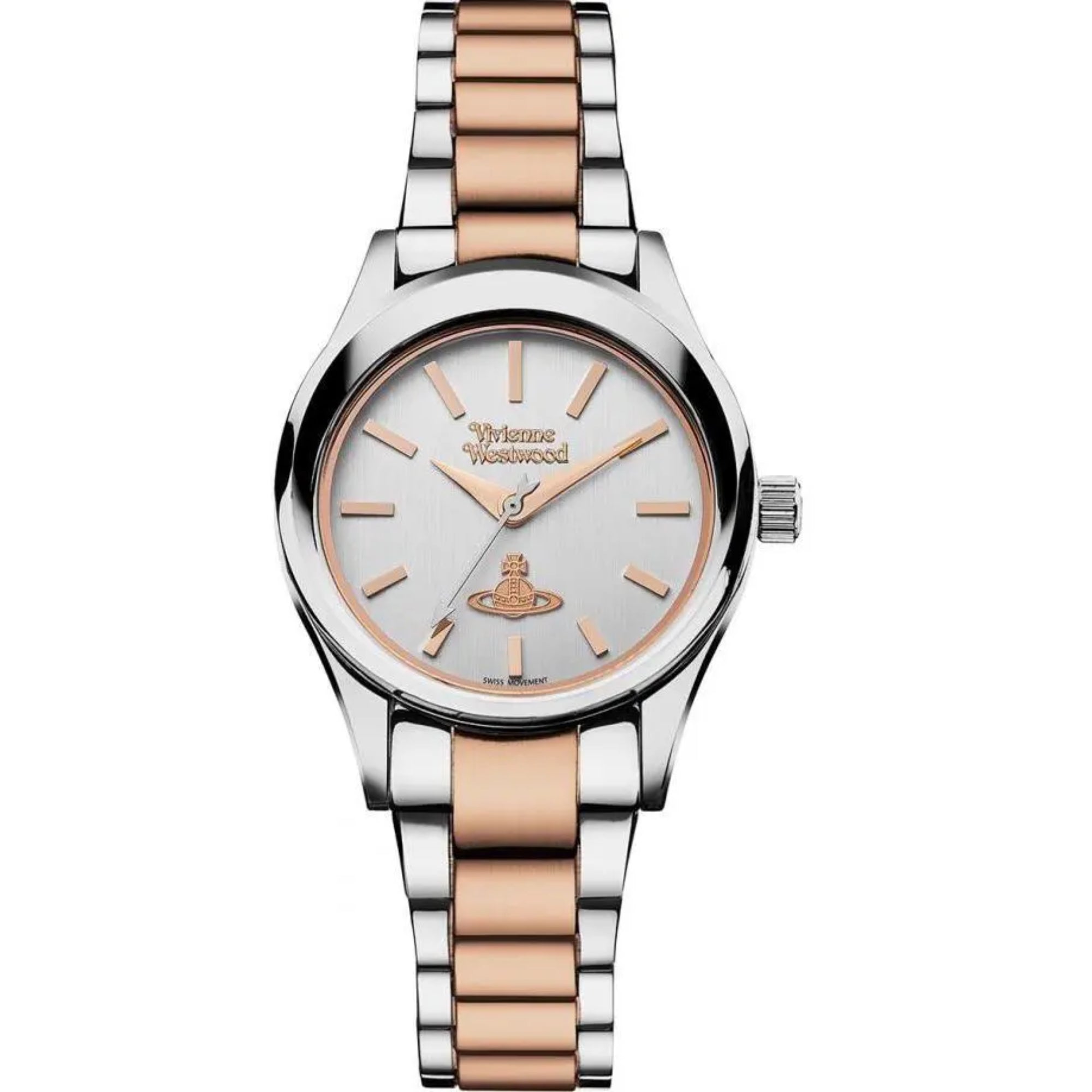Vivienne Westwood Holloway Stainless Steel Rose Gold Ladies' Watch VV111SLRS