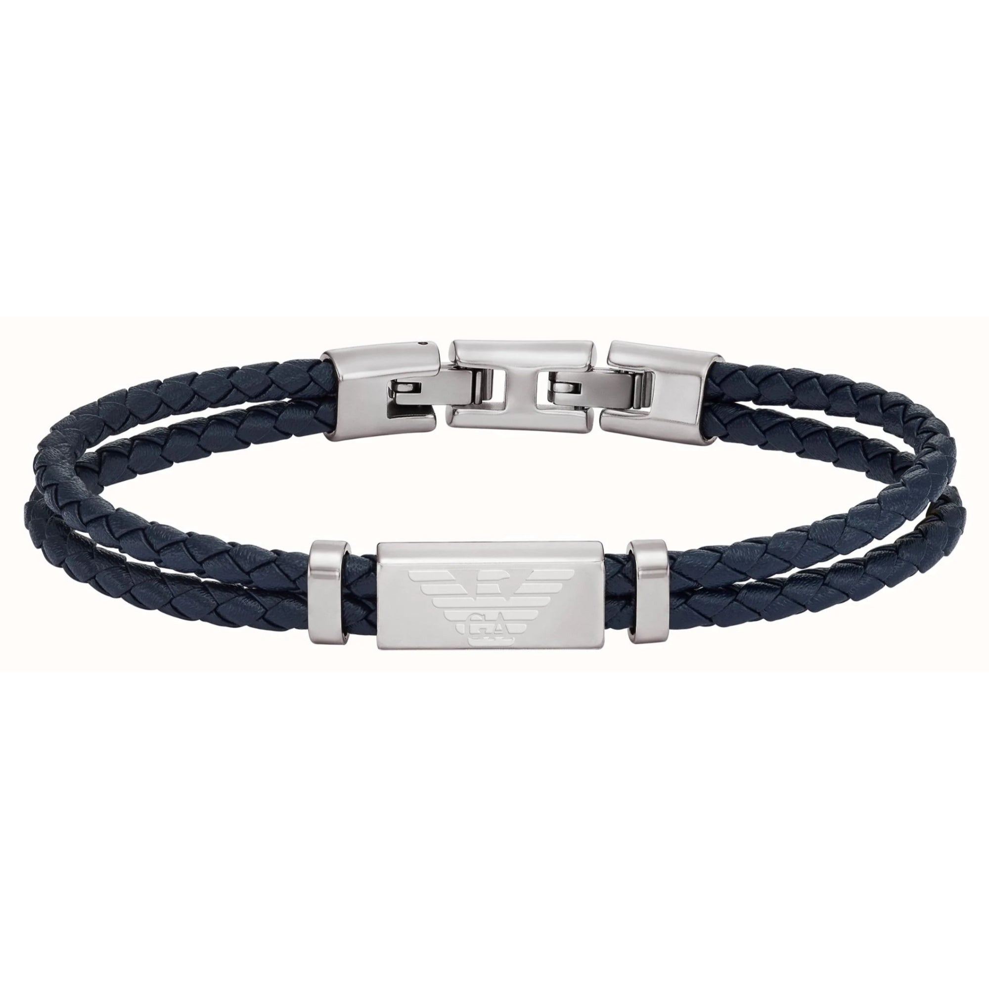 Emporio Armani Stainless Steel ID Bracelet with Engraved Logo EGS2995040