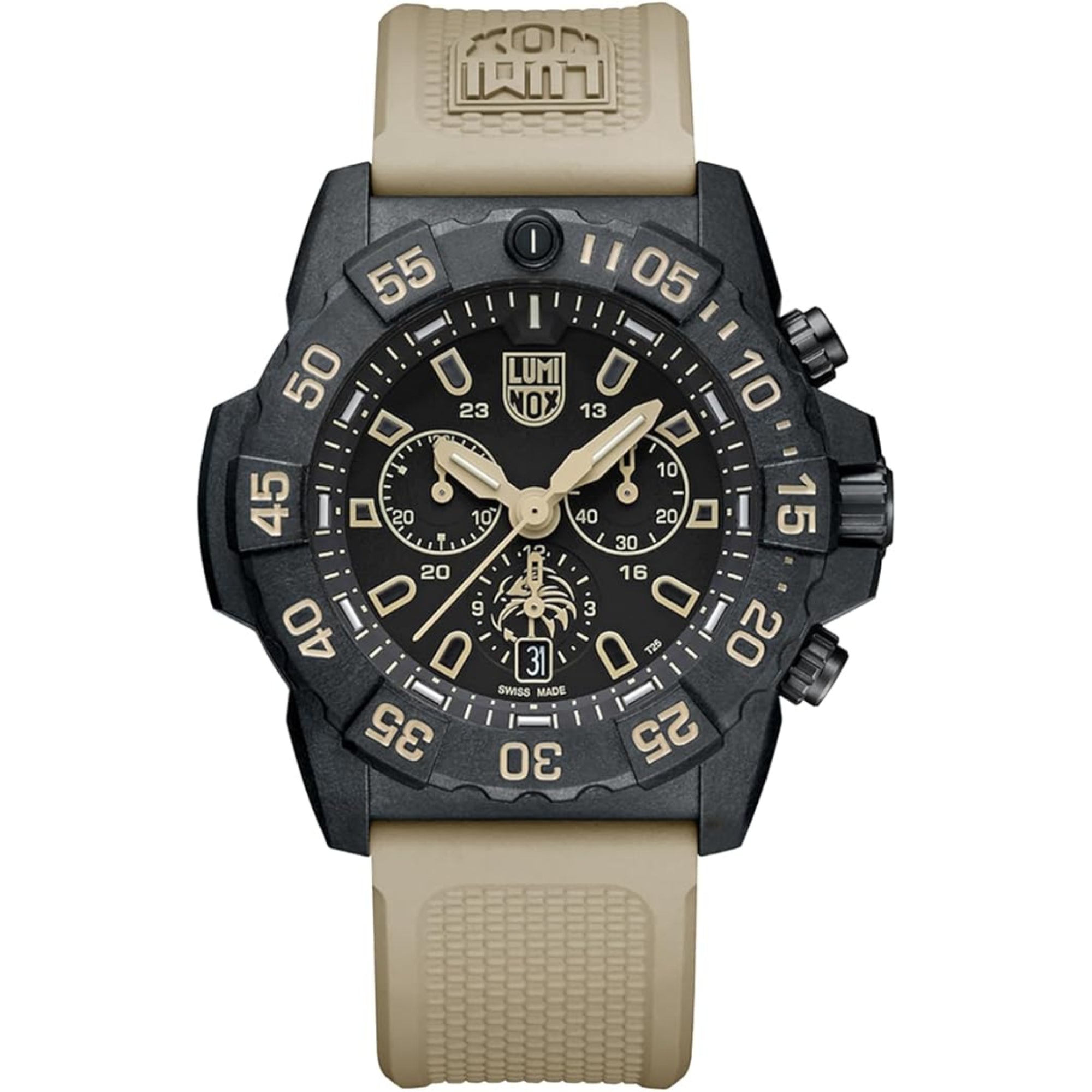 LUMINOX NAVY SEAL CHRONOGRAPH 3580 SERIES BLACK DIAL MENS WATCH XS.3590.NSF.SET