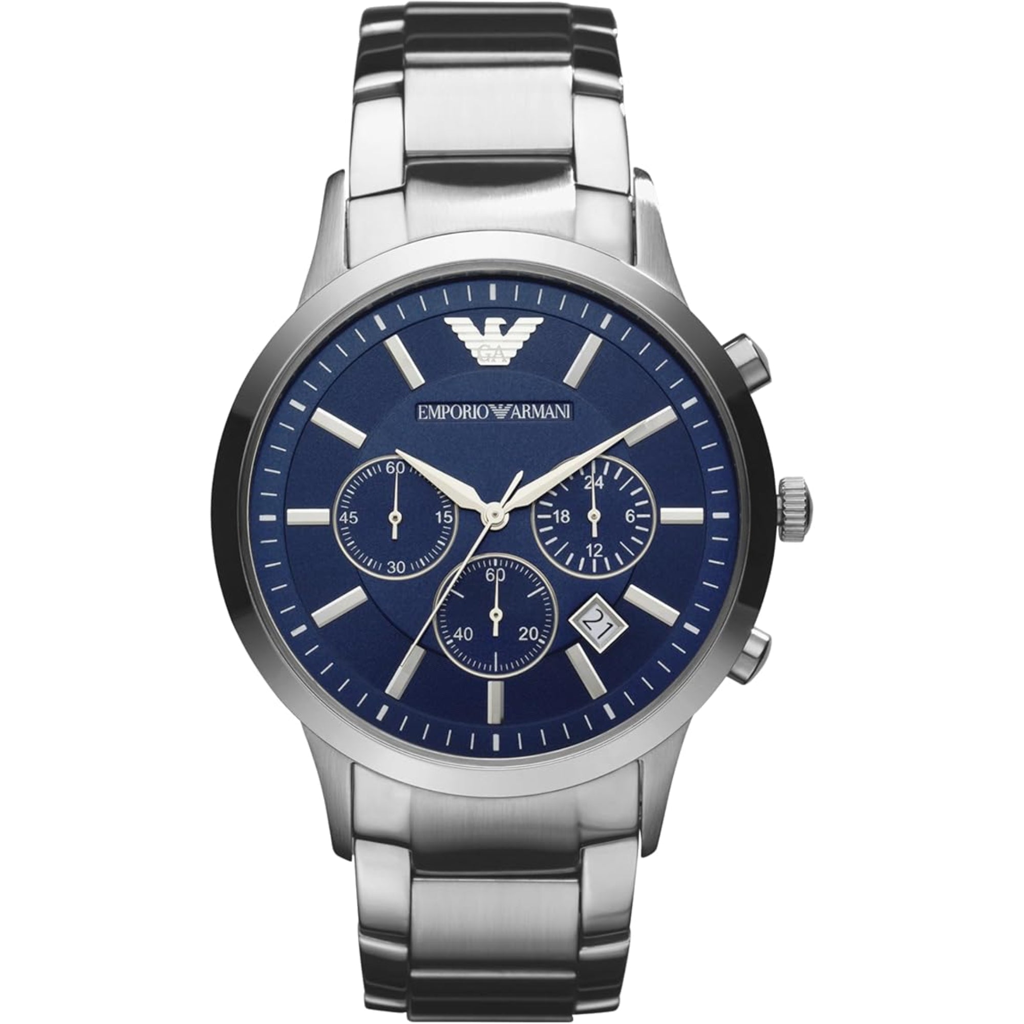 Emporio Armani Chronograph Quartz Blue Dial Men's Watch AR2448