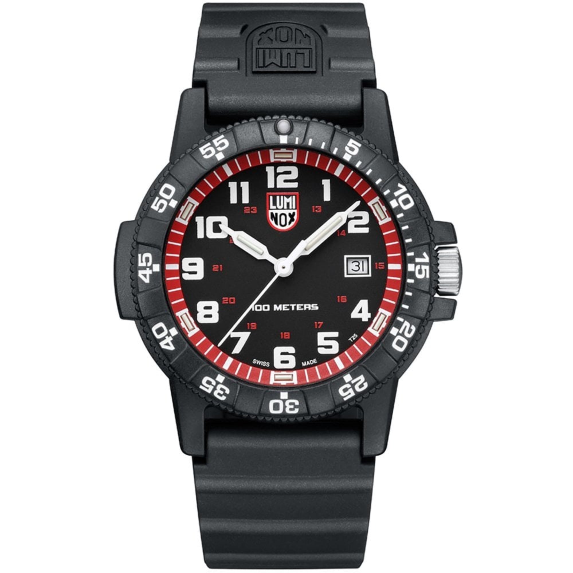 Luminox Leatherback Sea Turtle Giant Series Black Dial with Black PU Strap Mens Watch XS.0335