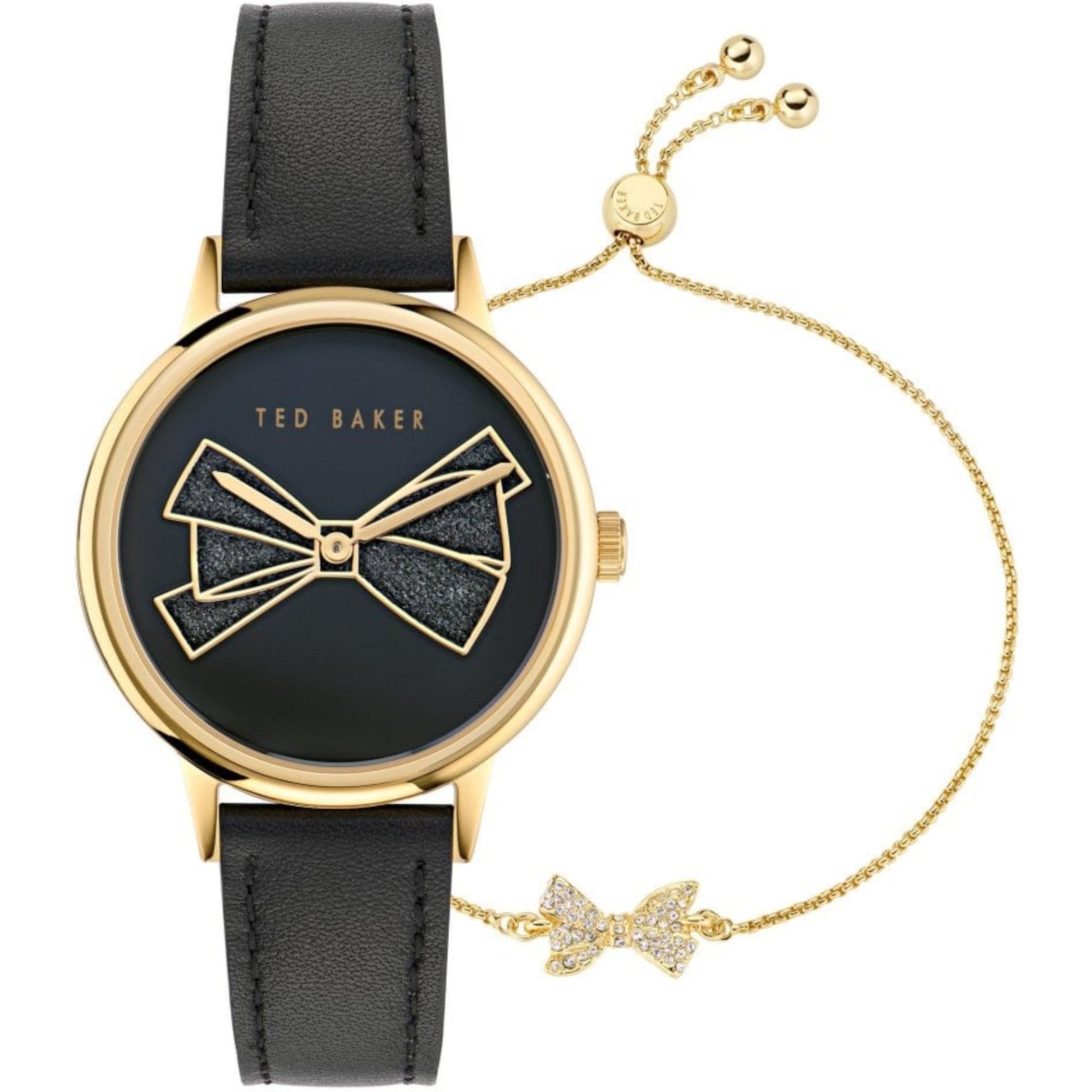 Ted Baker Phylipa Iconic Black Dial Leather Strap Ladies Watch BKGFW2402
