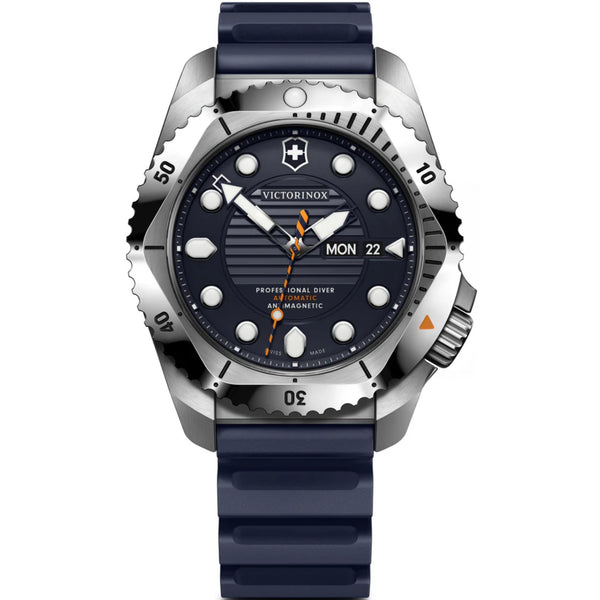 Victorinox Dive Pro Automatic Blue Dial Rubber Strap Men’s Watch 241995