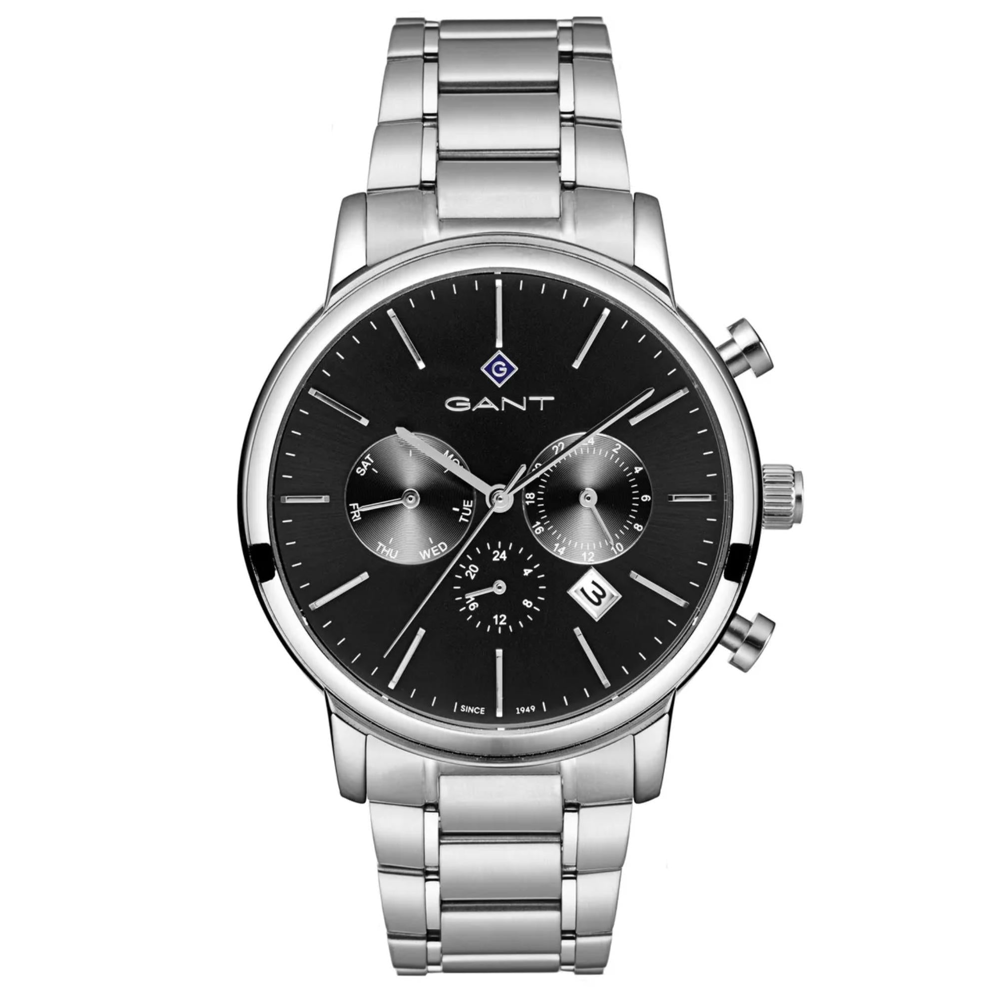 Gant Cleveland Quartz Black Dial Stainless Steel Bracelet Men's Watch G132001