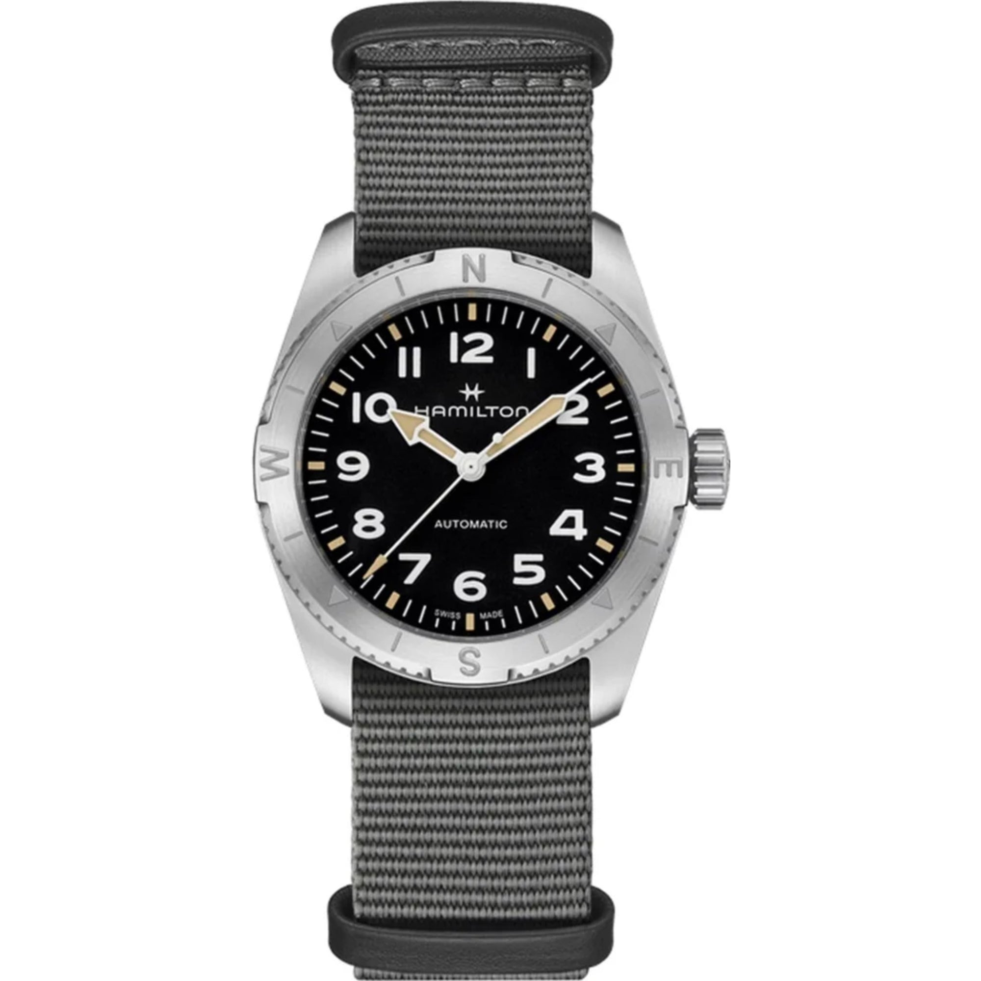 Hamilton Khaki Field Expedition Automatic Black Dial Textile Strap Unisex Watch H70225930