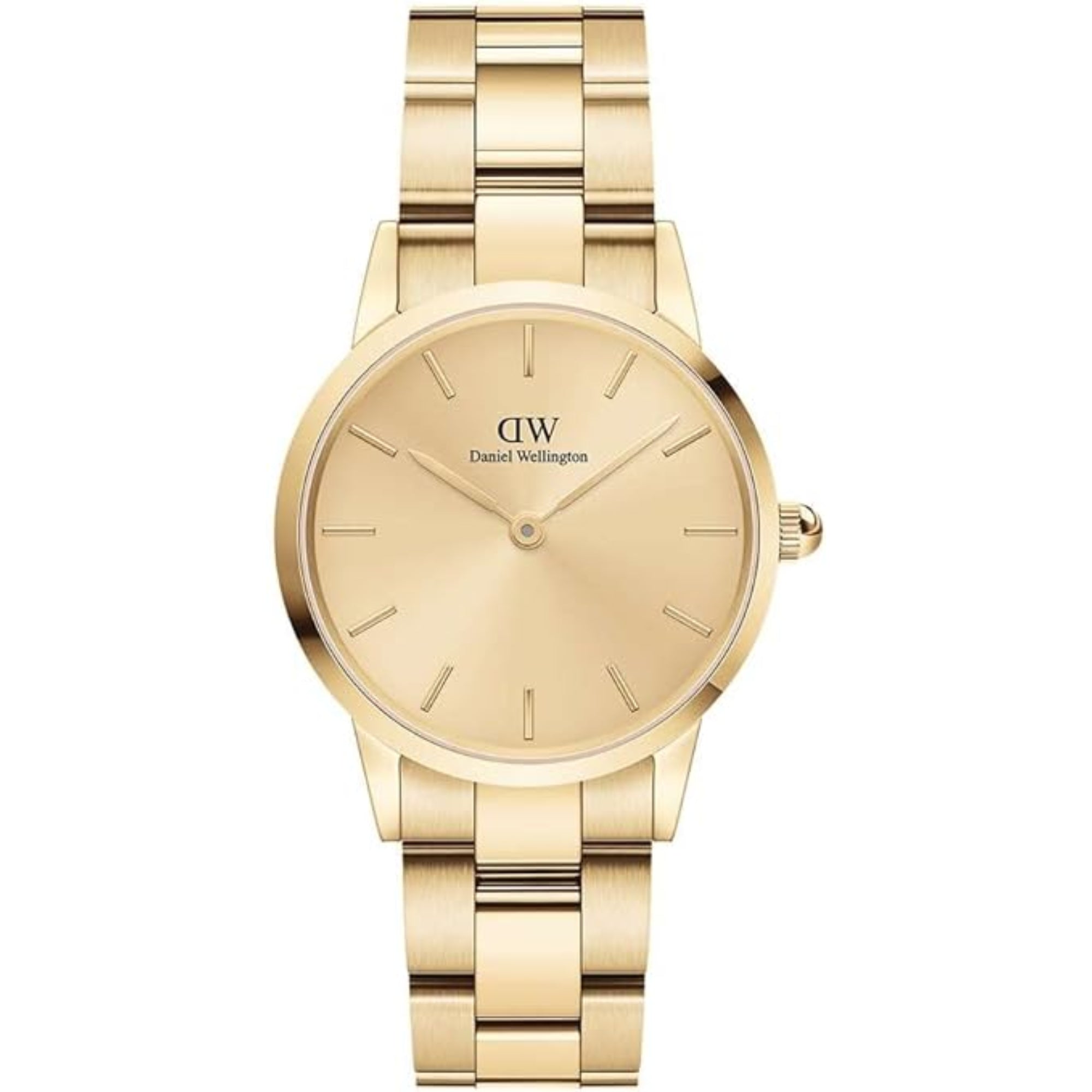 Daniel Wellington Iconic Link Unitone Gold Dial Women’s Watch DW00100403