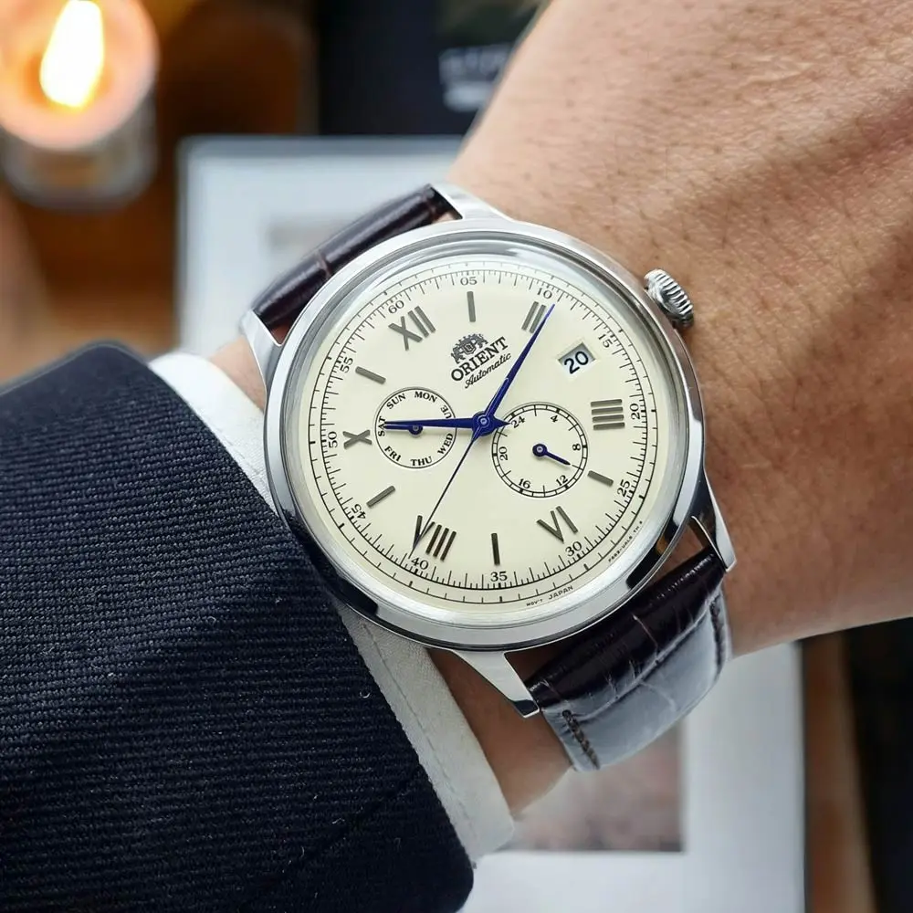 Orient Bambino Classic Vintage Style Automatic Cream Dial Men’s Dress Watch RA-AK0702Y30B