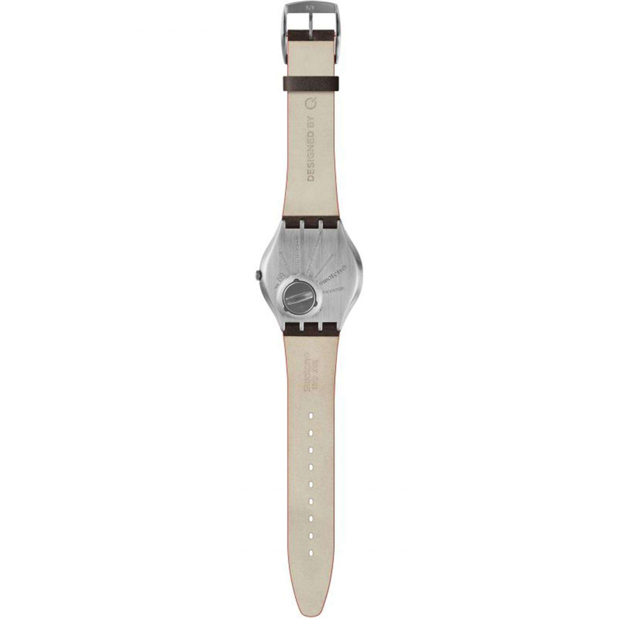 Swatch James Bond Q 2020 No Time To Die Limited Edition Silver Dial Men's Watch SS07Z100