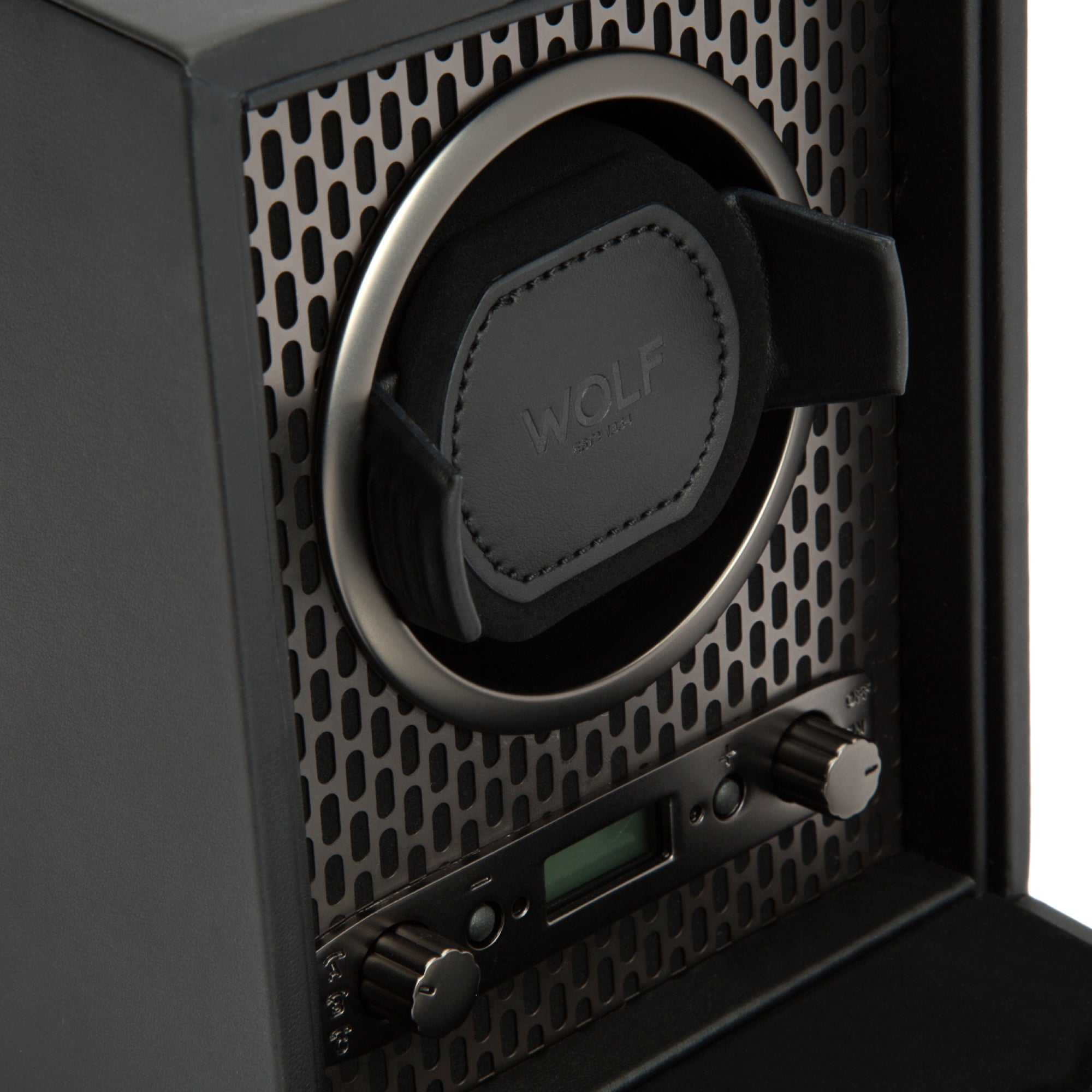 WOLF Axis Black Single Watch Winder 469103